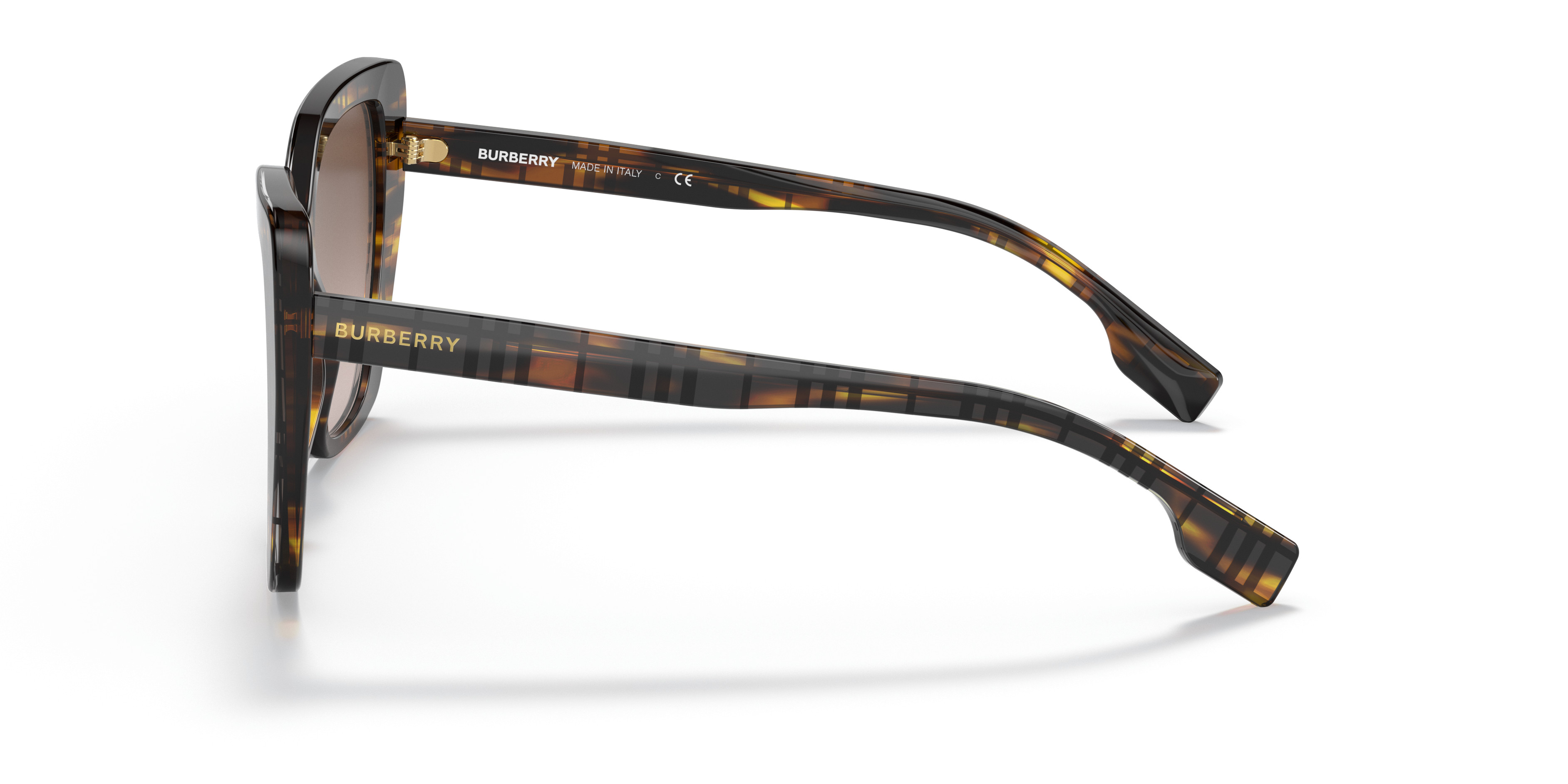 BURBERRY サングラス Metal Logo Square Sunglasses in Shiny gold | Burberry® Official