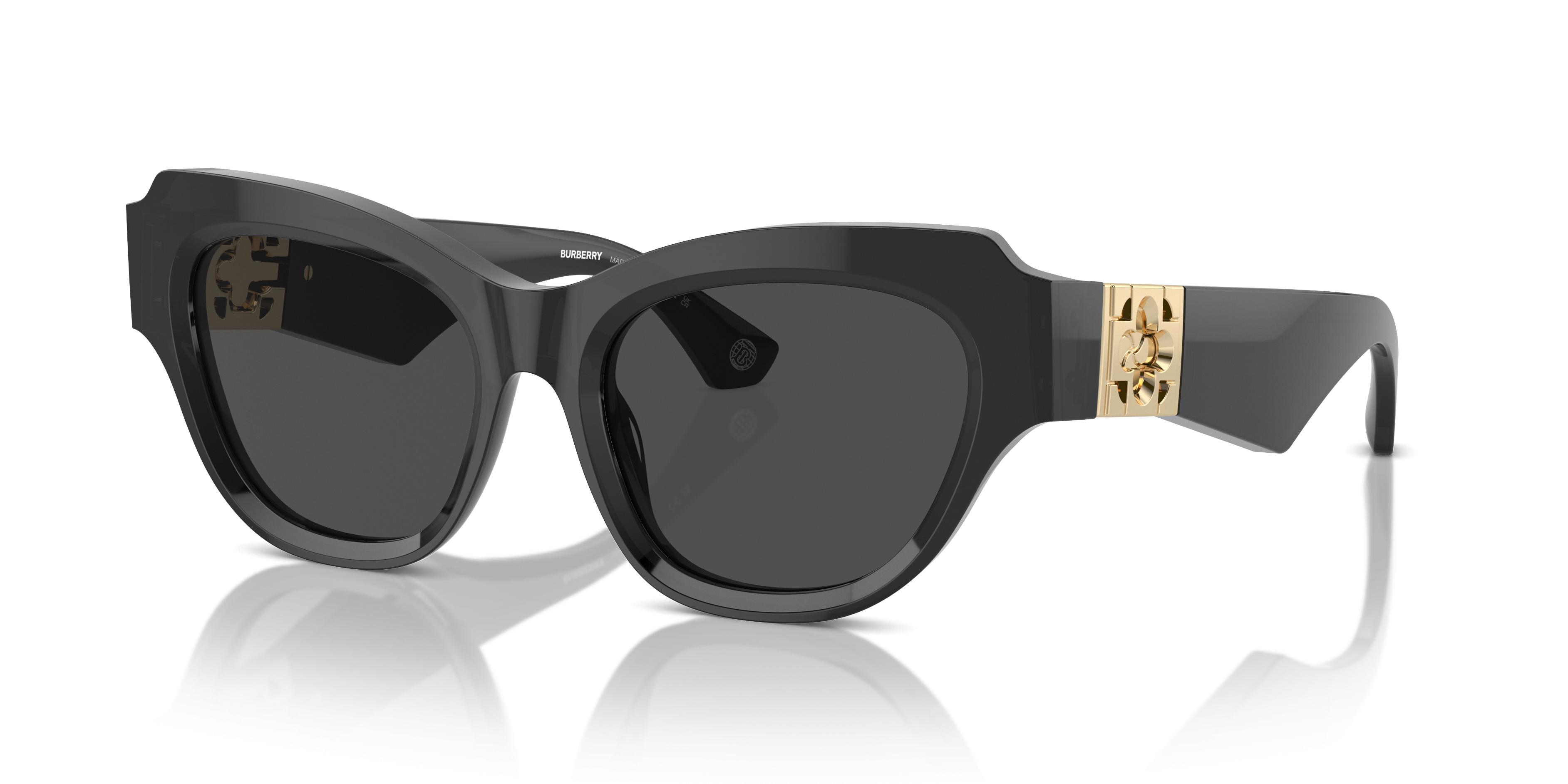 NEW BURBERRY BE4423 411187 SUNGLASSES BLACK HAVANA WOMEN BE4423 4111/87 BURBERRY Burberry BE4423 411187 Blue Havana Sunglasses for Woman  main image 3