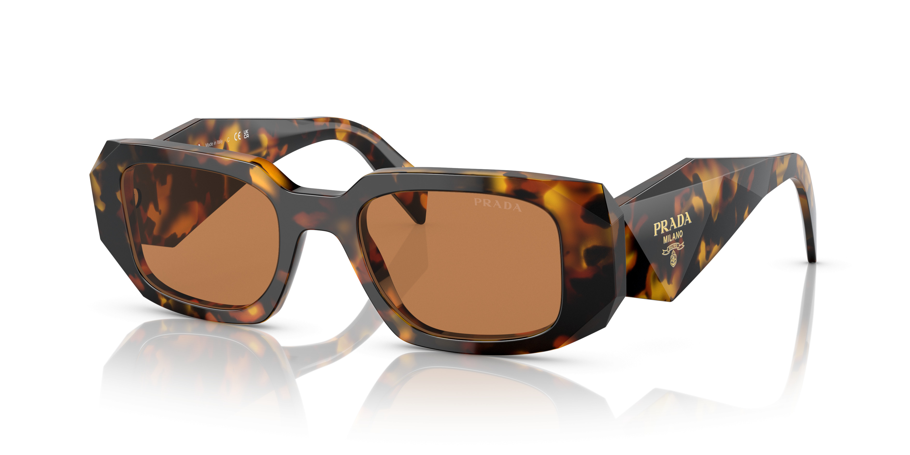 PRADA Sunglasses ? Prada PR A19S Sunglasses 1BO40G Black - eye-oo.com main image 3