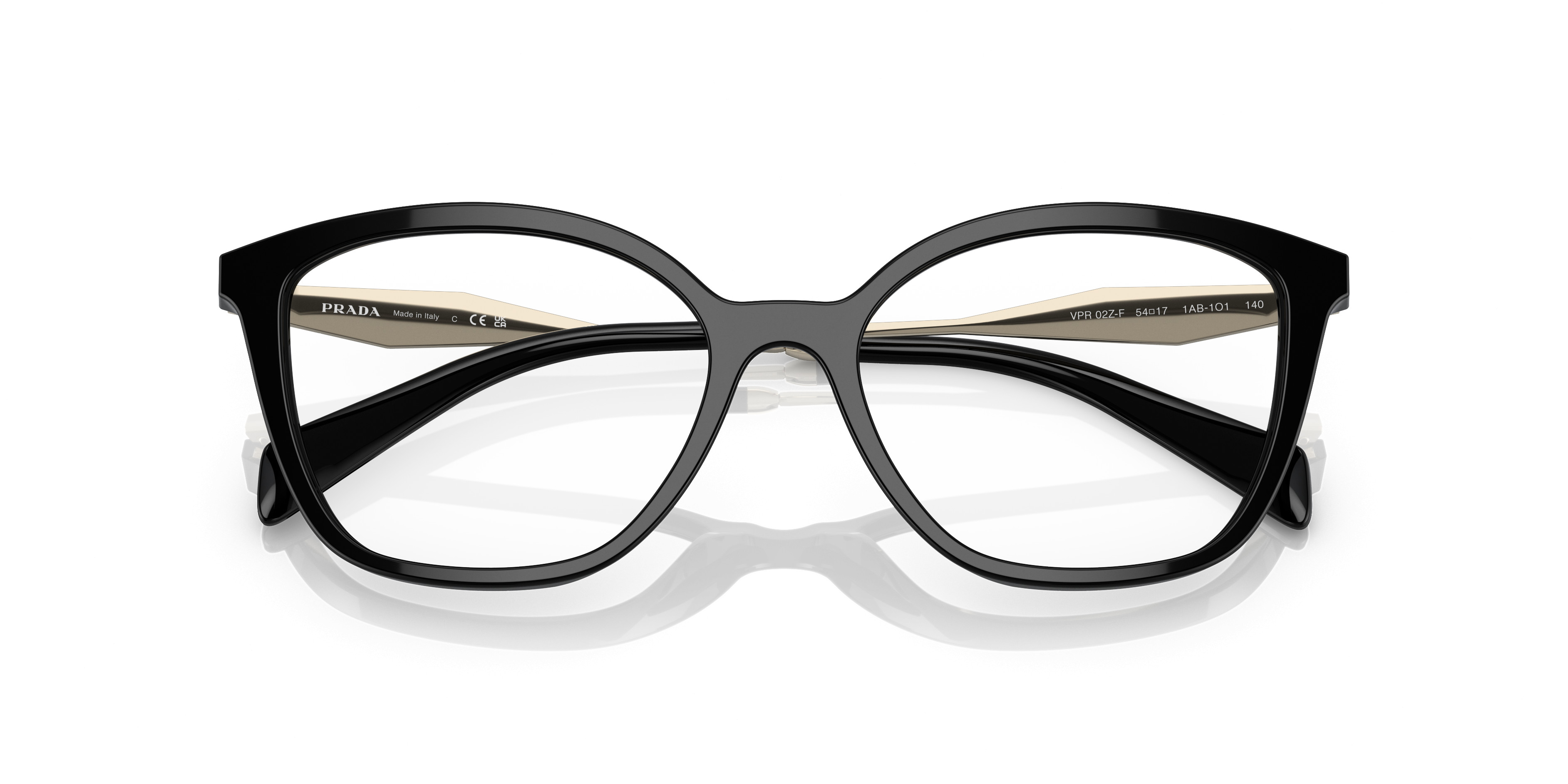 PR 02ZVF Eyeglasses - Prada Authorized Retailer | coolframes.com