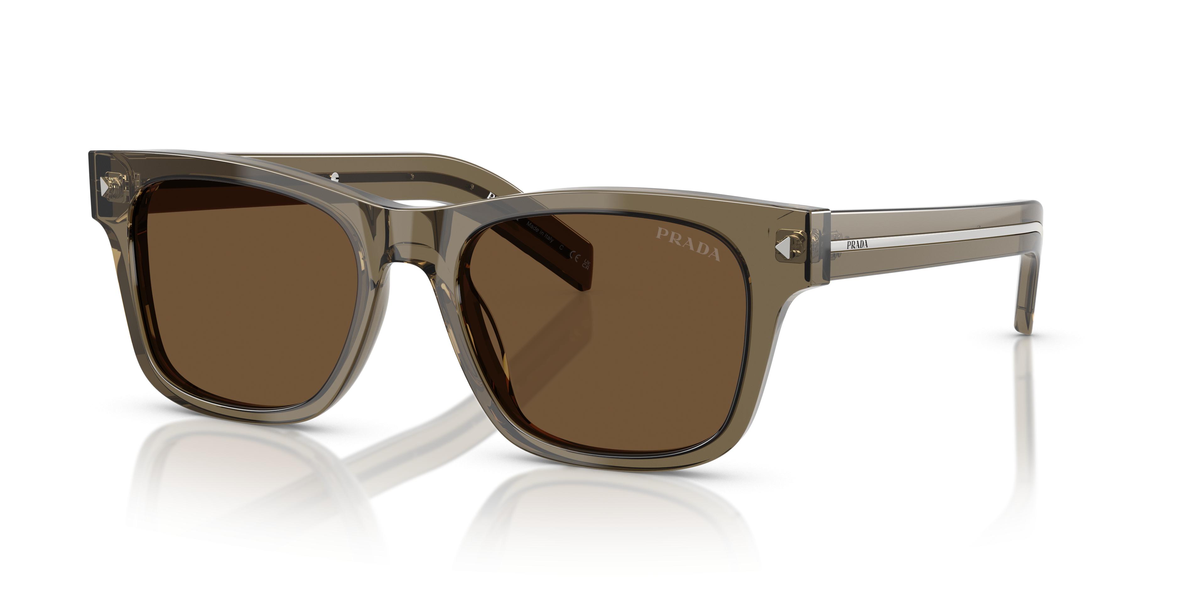 Prada Dark Brown Sunglasses PRADA PR 08YS 01V8C1 Havana Honey Dark Brown 51 mm Women main image 2