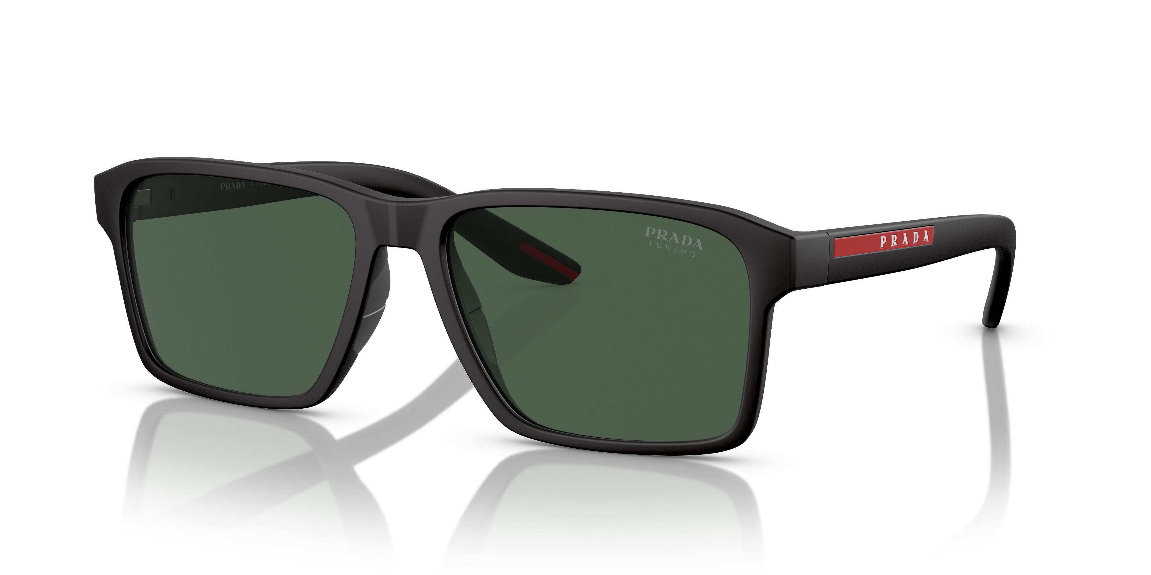 Prada Sunglasses Polarized Green-Grey lenses Prada Green Marble Sunglasses PR 13ZS | Grey Lens Elegance  main image 2