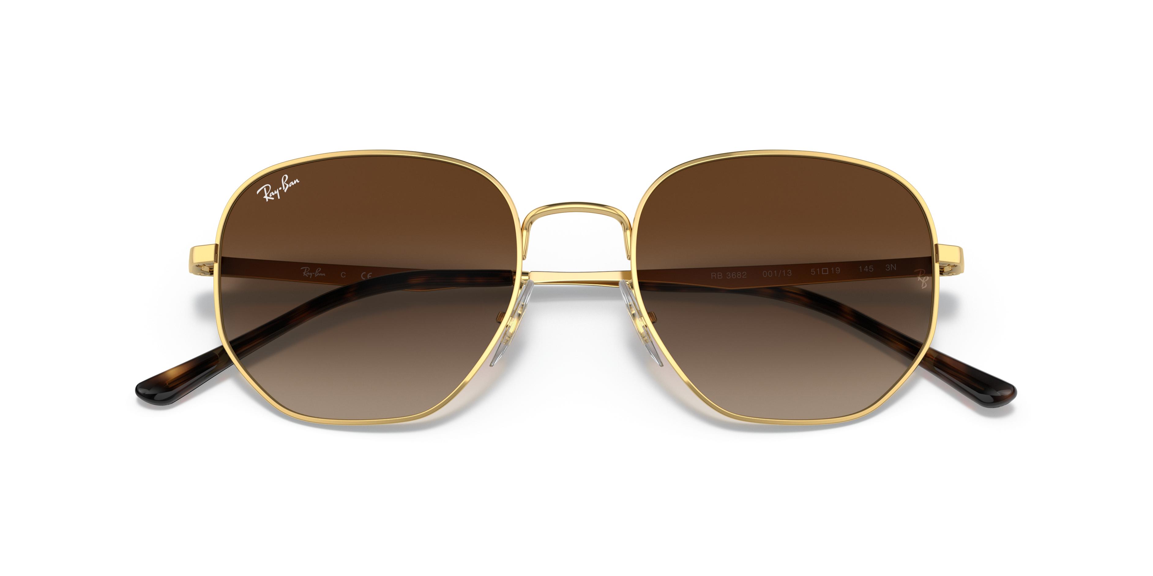 Ray-Ban Gunmetal/Brown Sunglasses RB3682F Ray-Ban RB3682F Sunglasses | Free Shipping over $49! main image 2