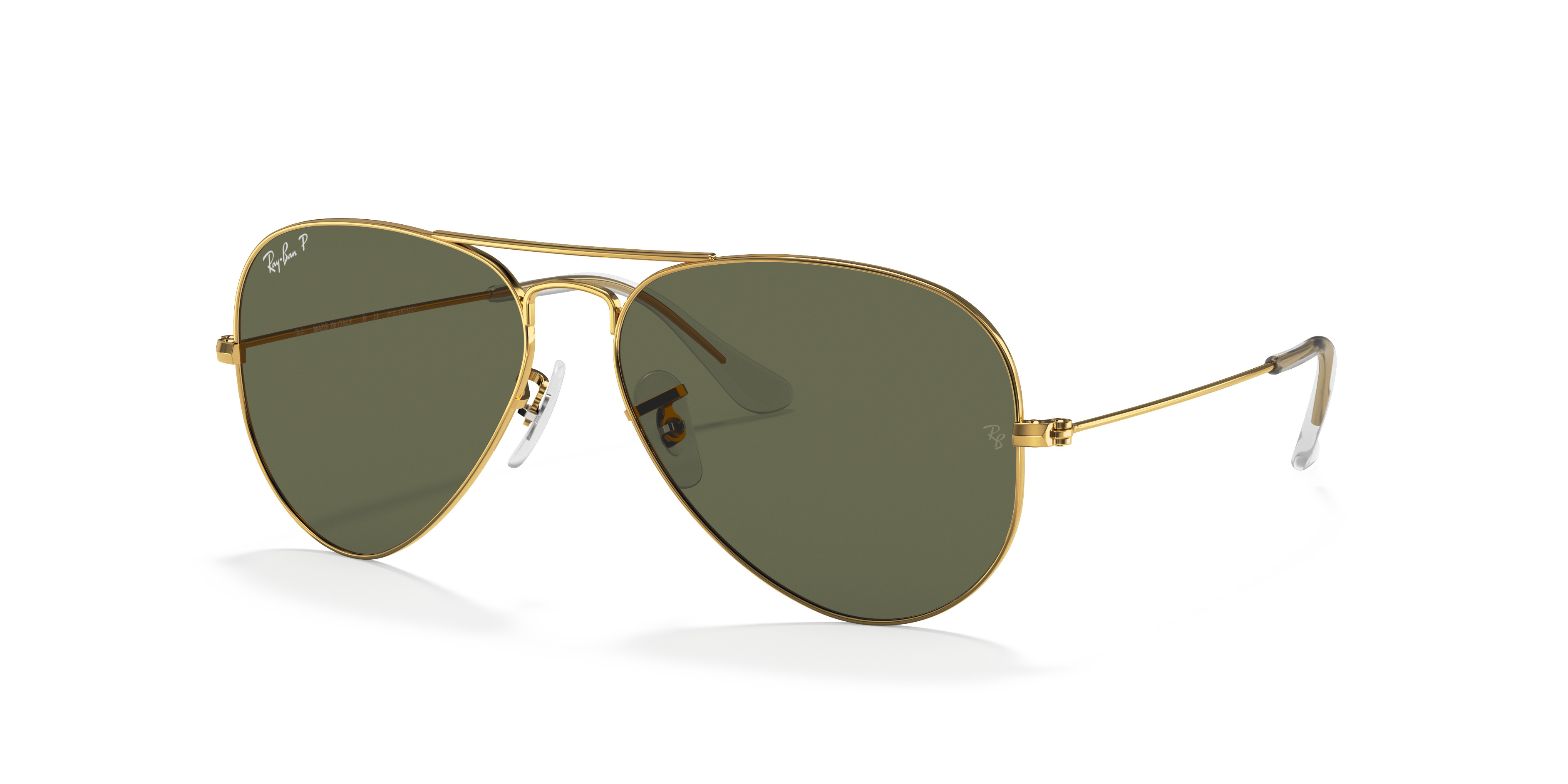 RAY-BAN RB3025 112/17 58 14 3N AVIATOR LARGE METAL SUNGLASSES MATE GOLD UNISEX Ray-Ban RB3025 Aviator Classic Sunglasses | LensCrafters main image 3