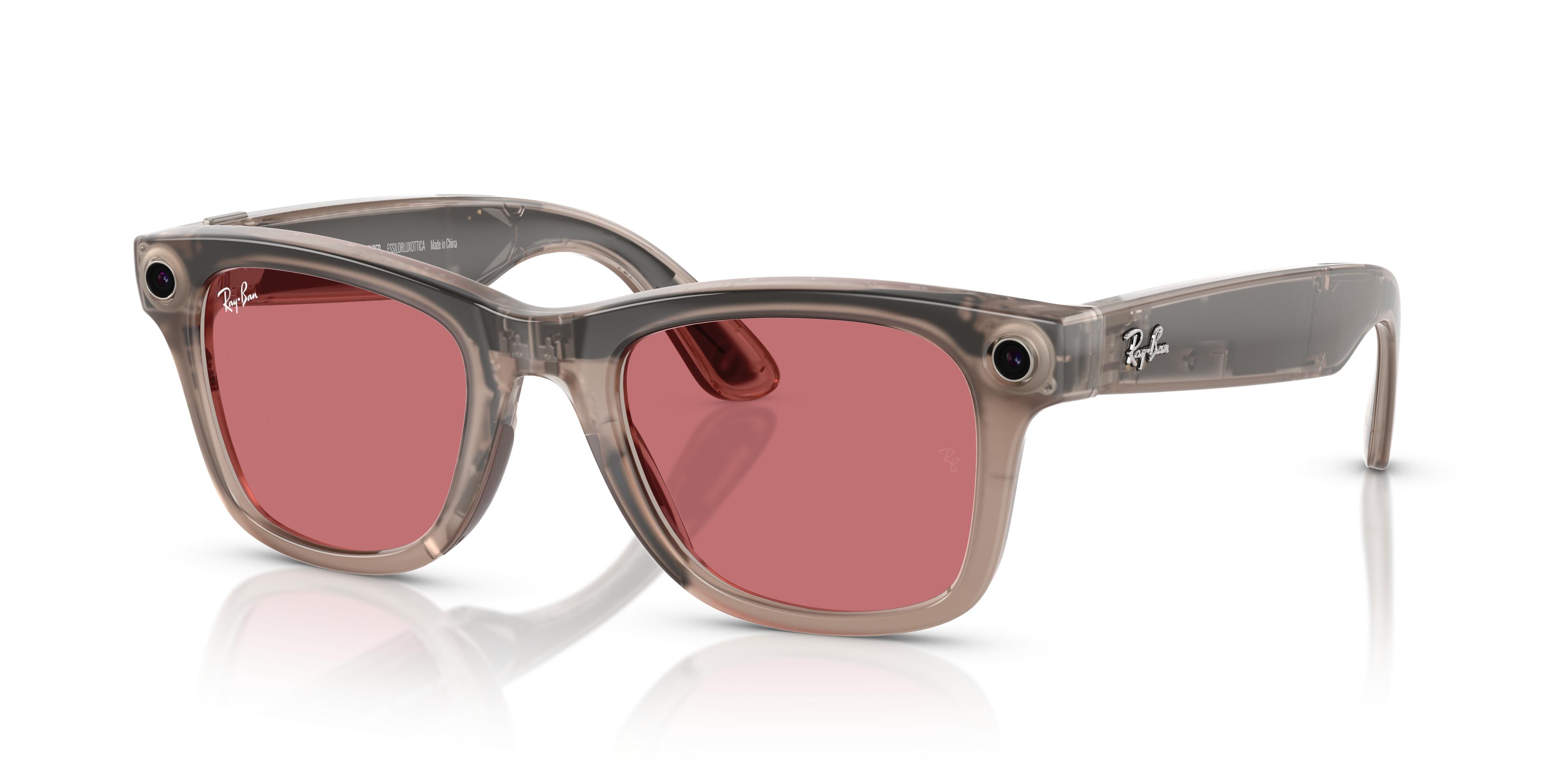 Ray-Ban New Wayfarers Blush Pink Sunglasses ?️ with Black Case made in Italy RAY-BAN WAYFARER PUFFER FUCSIA W ULTRA BLACK 0RB4940  main image 3