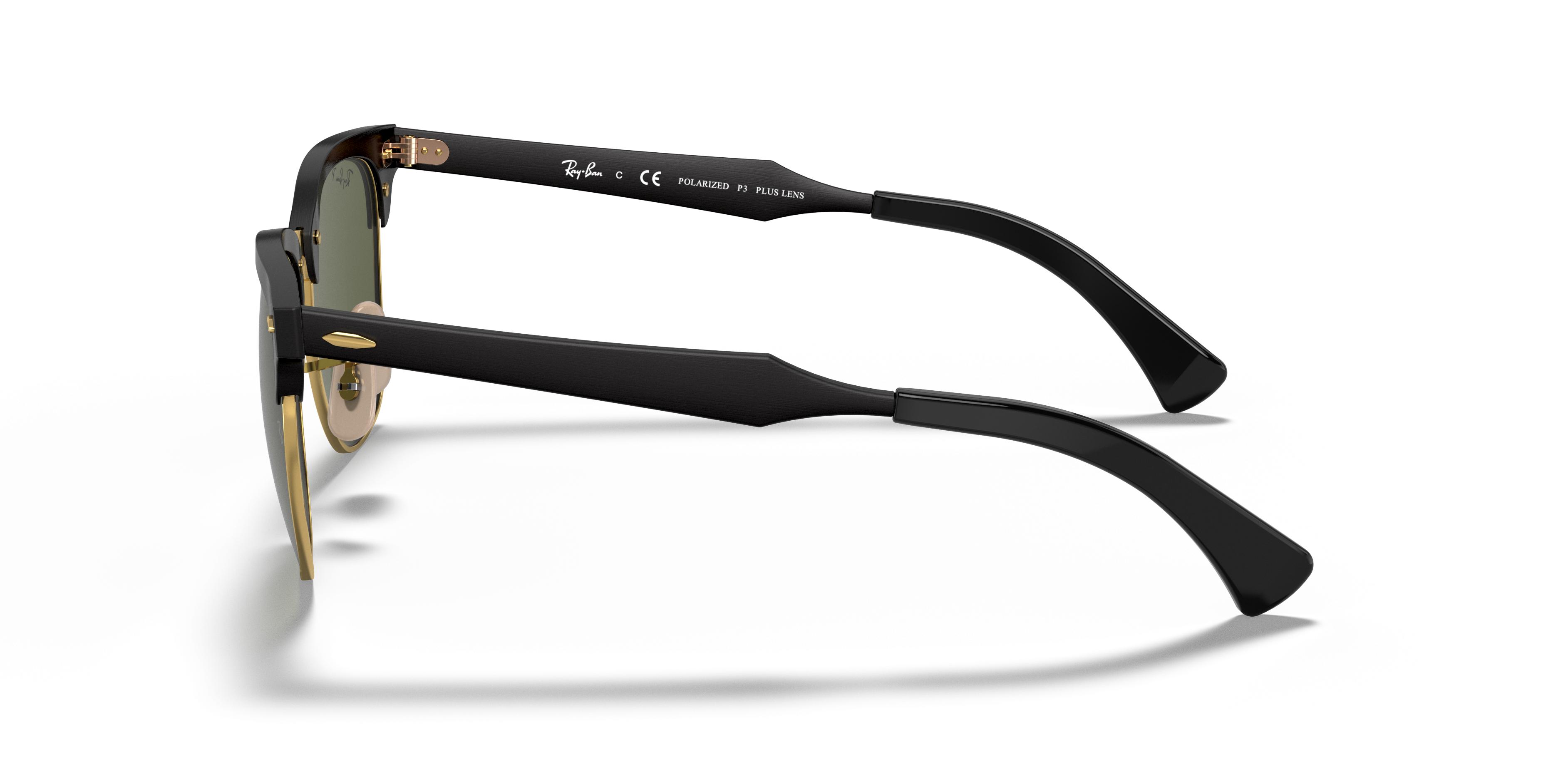Rayban Clubmaster Aluminum Sunglasses Ray-Ban CLUBMASTER ALUMINUM RB3507 Sunglasses | Size 51 main image 3