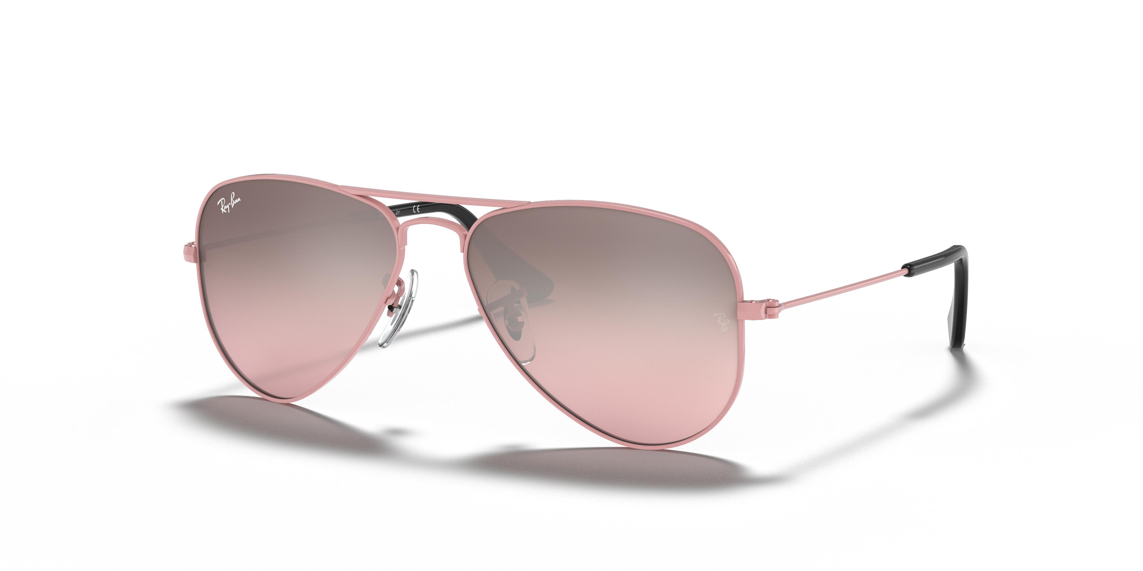 ? Ray ban Pink lens Aviator Glasses ? Ray-Ban Aviator Sunglasses: Pink Flash 58/14/135 - HPG Brands main image 2