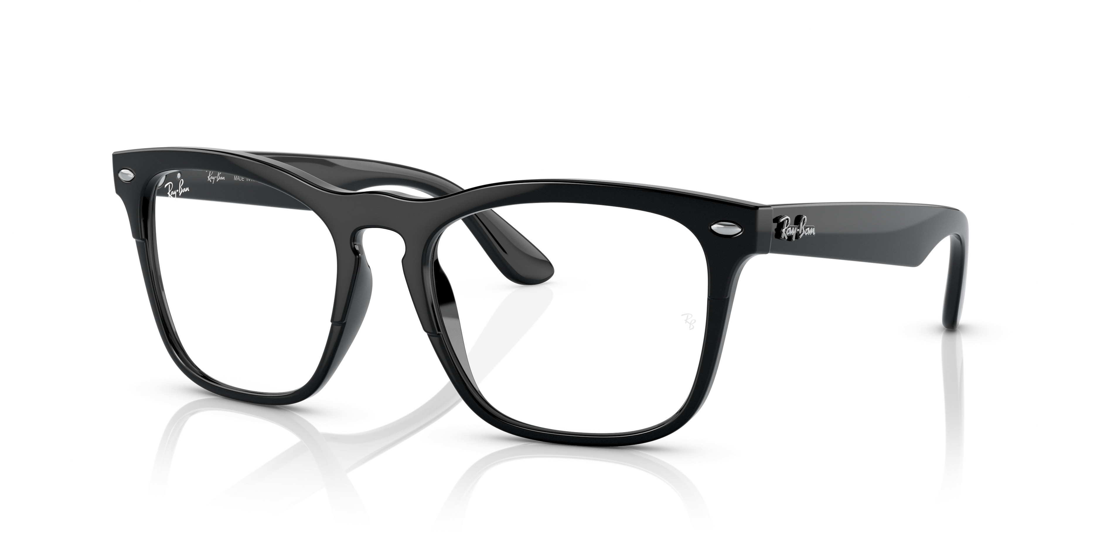 Ray-Ban sunglasses STEVE Ray-Ban RX4487V Steve 8193 Black on Clear Eyeglasses  main image 2
