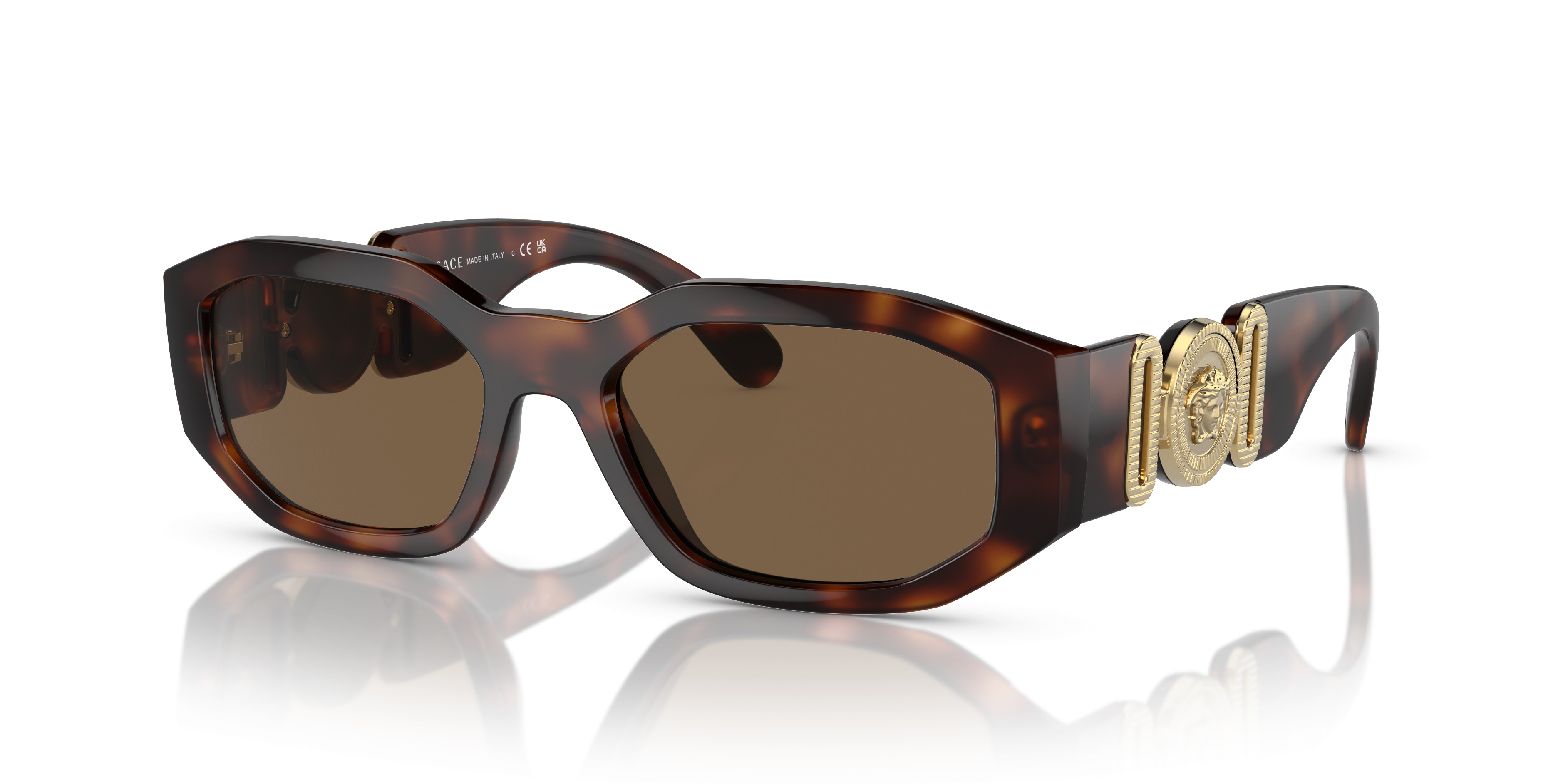 Versace MOD4361 ブラックサングラス Versace VE4361 sunglasses for men at For Eyes