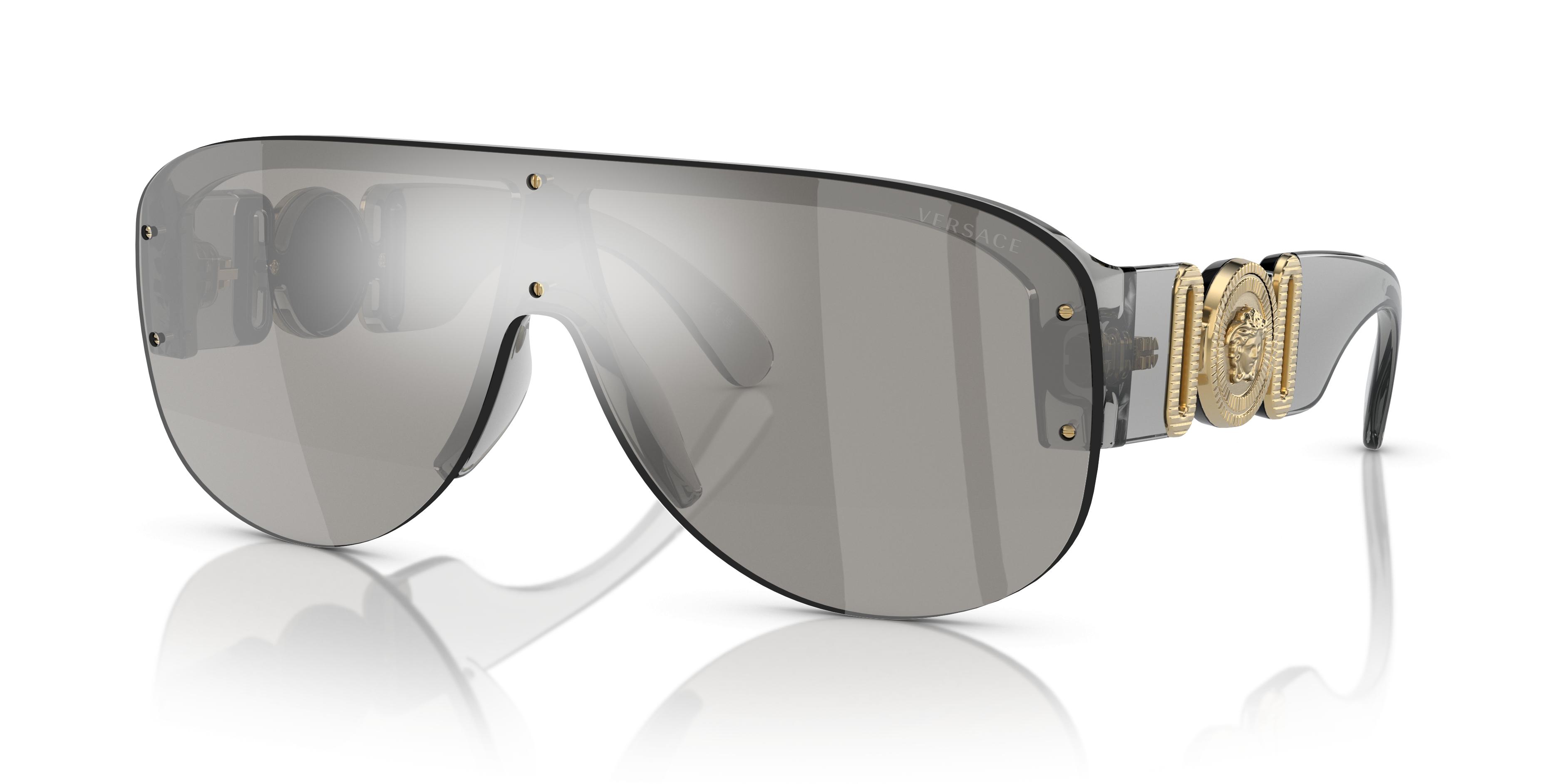 *NEW* Versace Silver Sunglasses with Sleek Design VE4391 Sunglasses - Versace Authorized Retailer | coolframes  main image 4