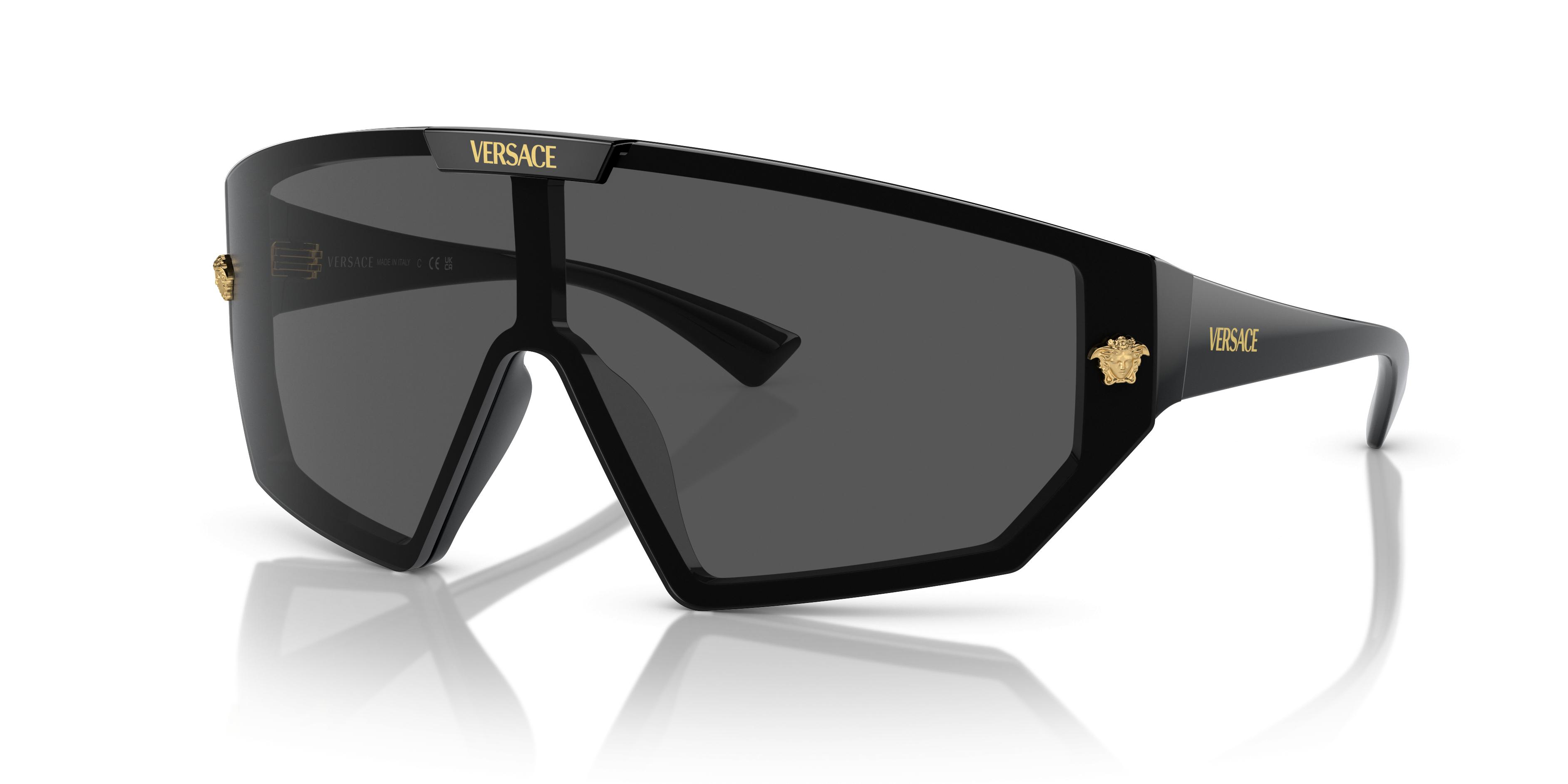 Versace sunglasses ? 100% Authentic!!! VERSACE VE4465 545987 Black White Grey Men main image 2