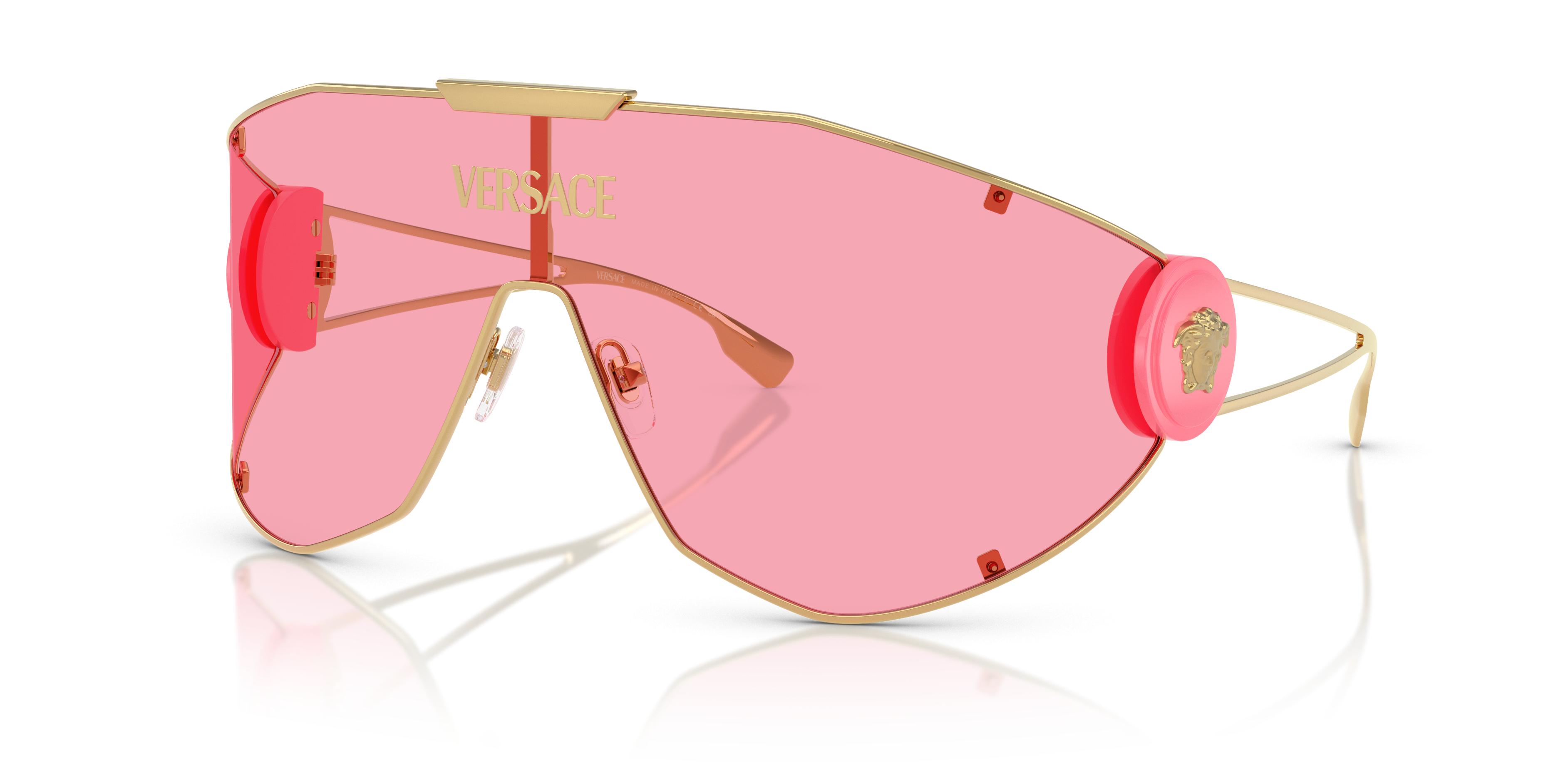Authentic! Versace Red Shield Sunglasses Futuristic Design Versace Shield Sunglasses – Bold & Unstoppable Make a  main image 4
