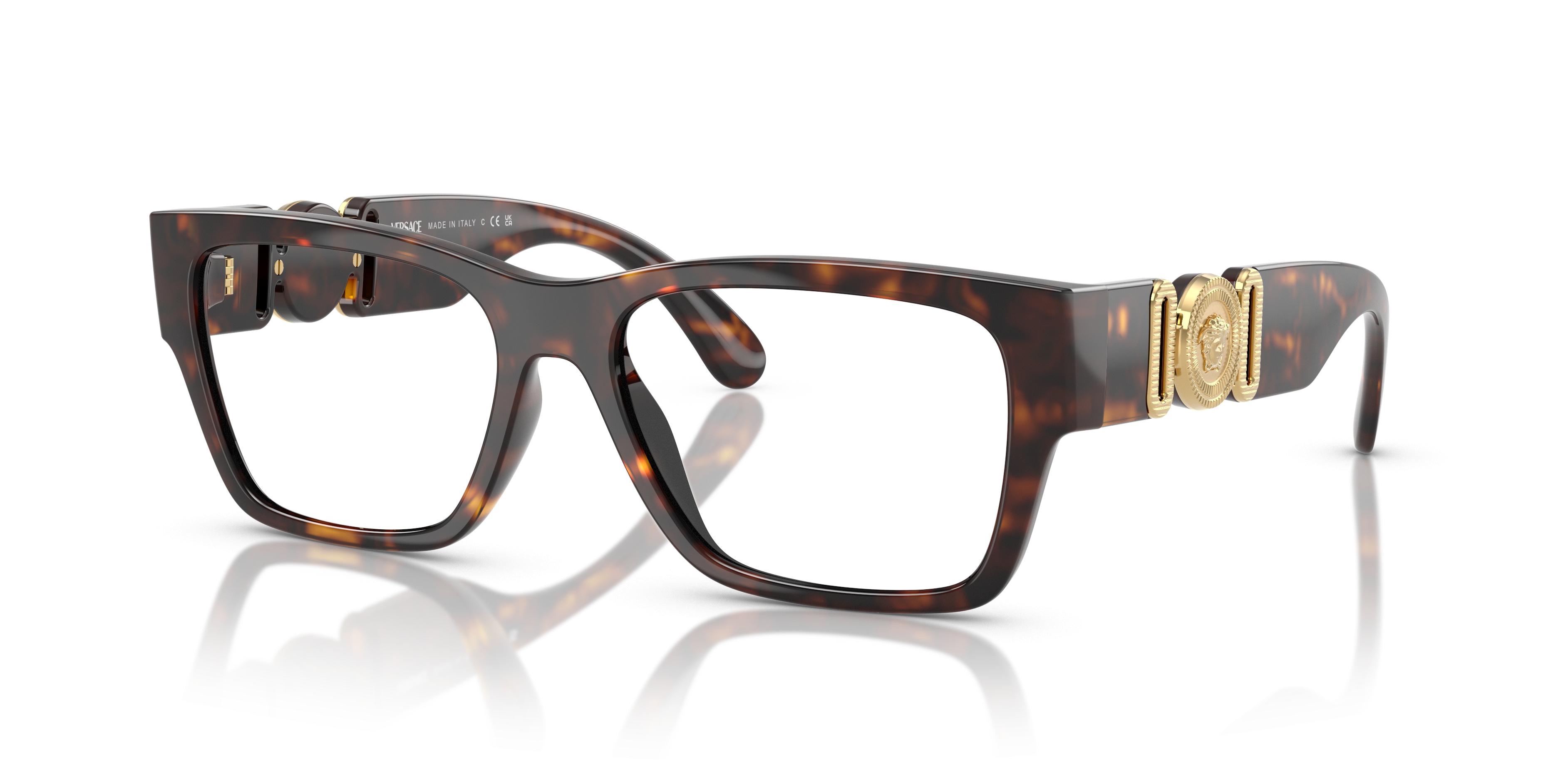 Stunning  Authentic Versace Medusa  oversized Eyeglasses Frames Versace VE4480U L (51 - 18) with Grey lenses and Black frame  main image 3