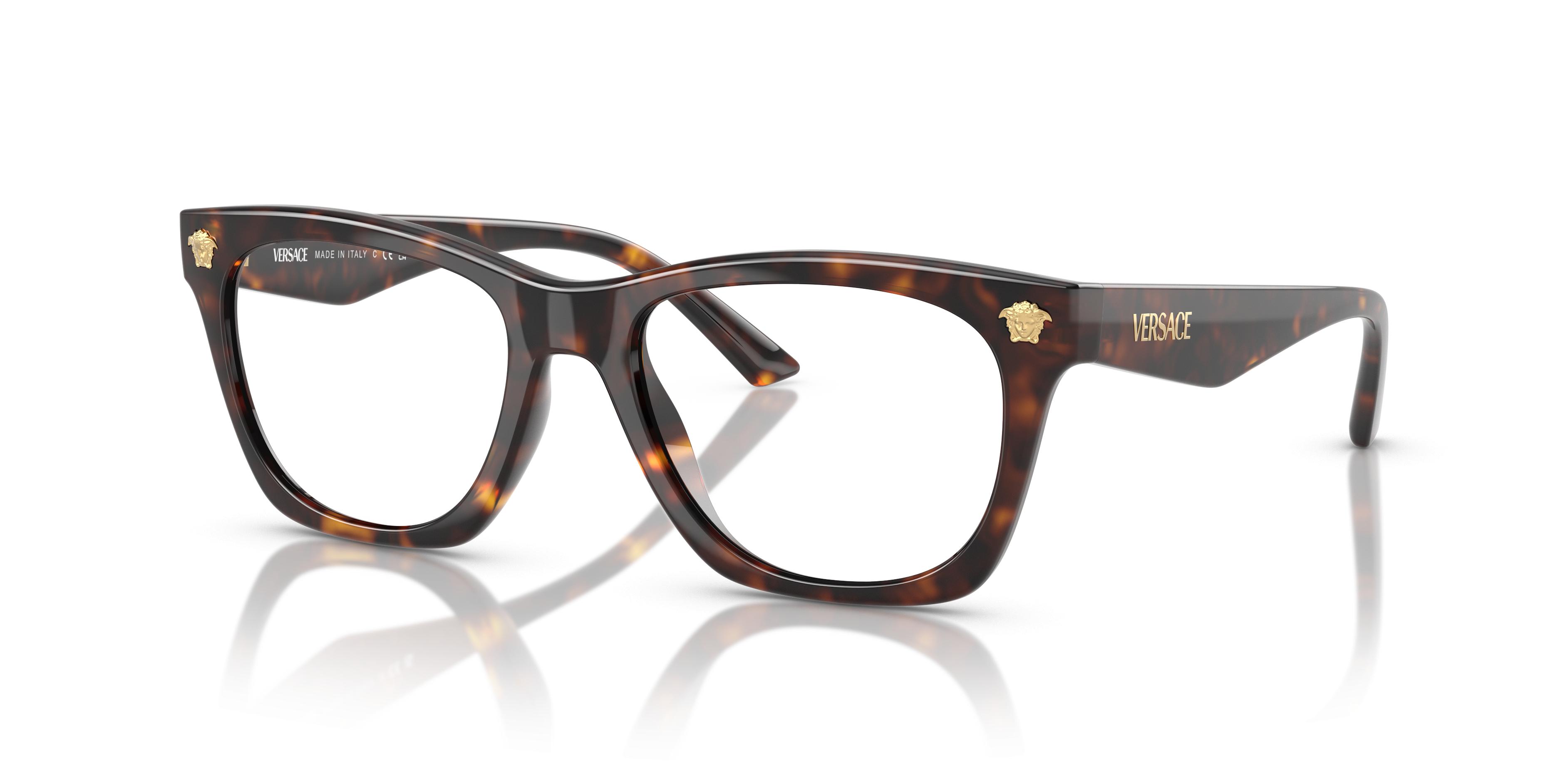 Versace EYEGLASSES VE3363U-148-52 New with case Versace VE3363U 148 Crystal Eyeglasses for Man – LookerOnline main image 2
