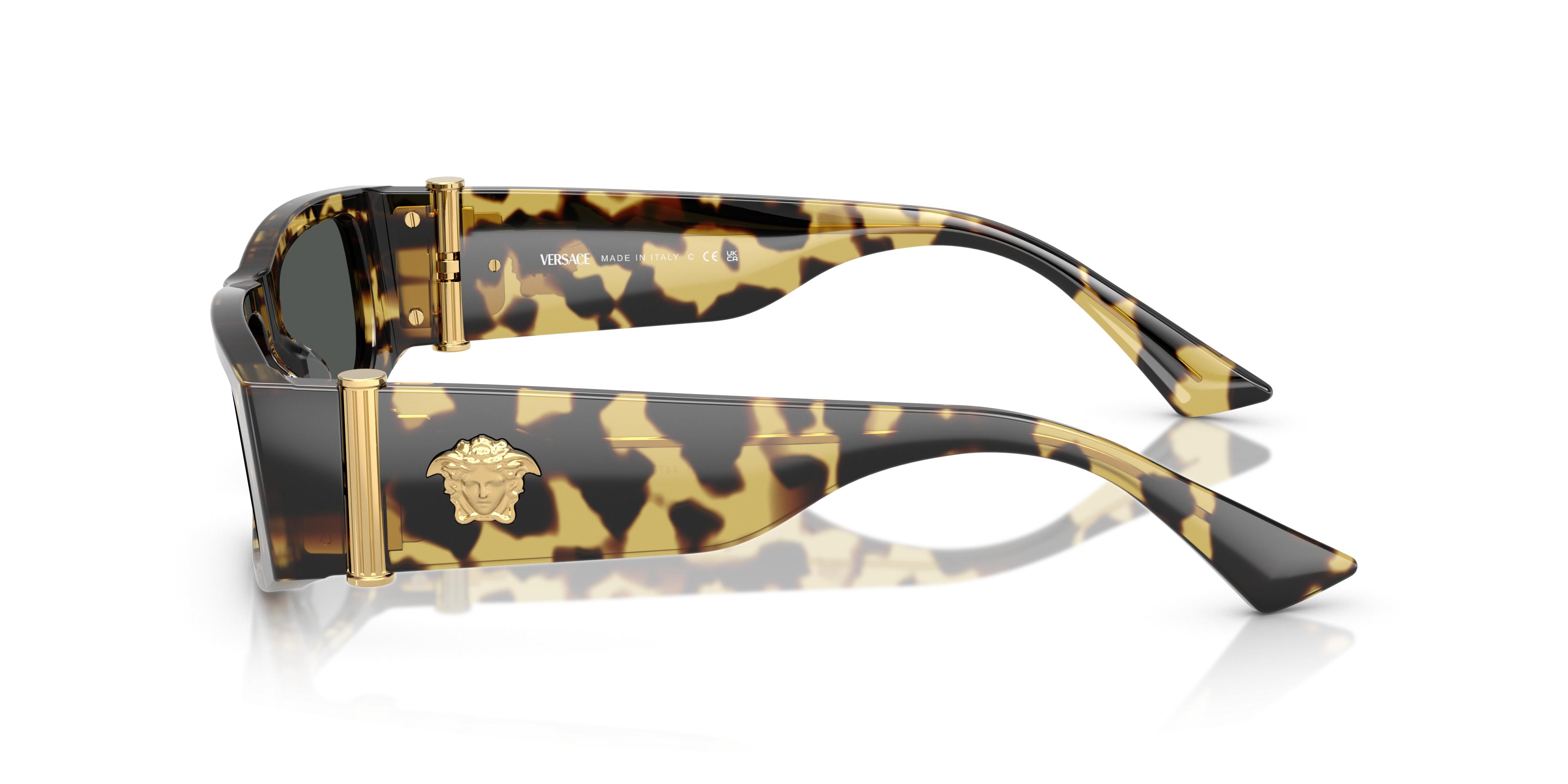 Versace Sunglasses ? Amazon.com: Versace VE 2251 100287 Gold & Black Metal Square  main image 2