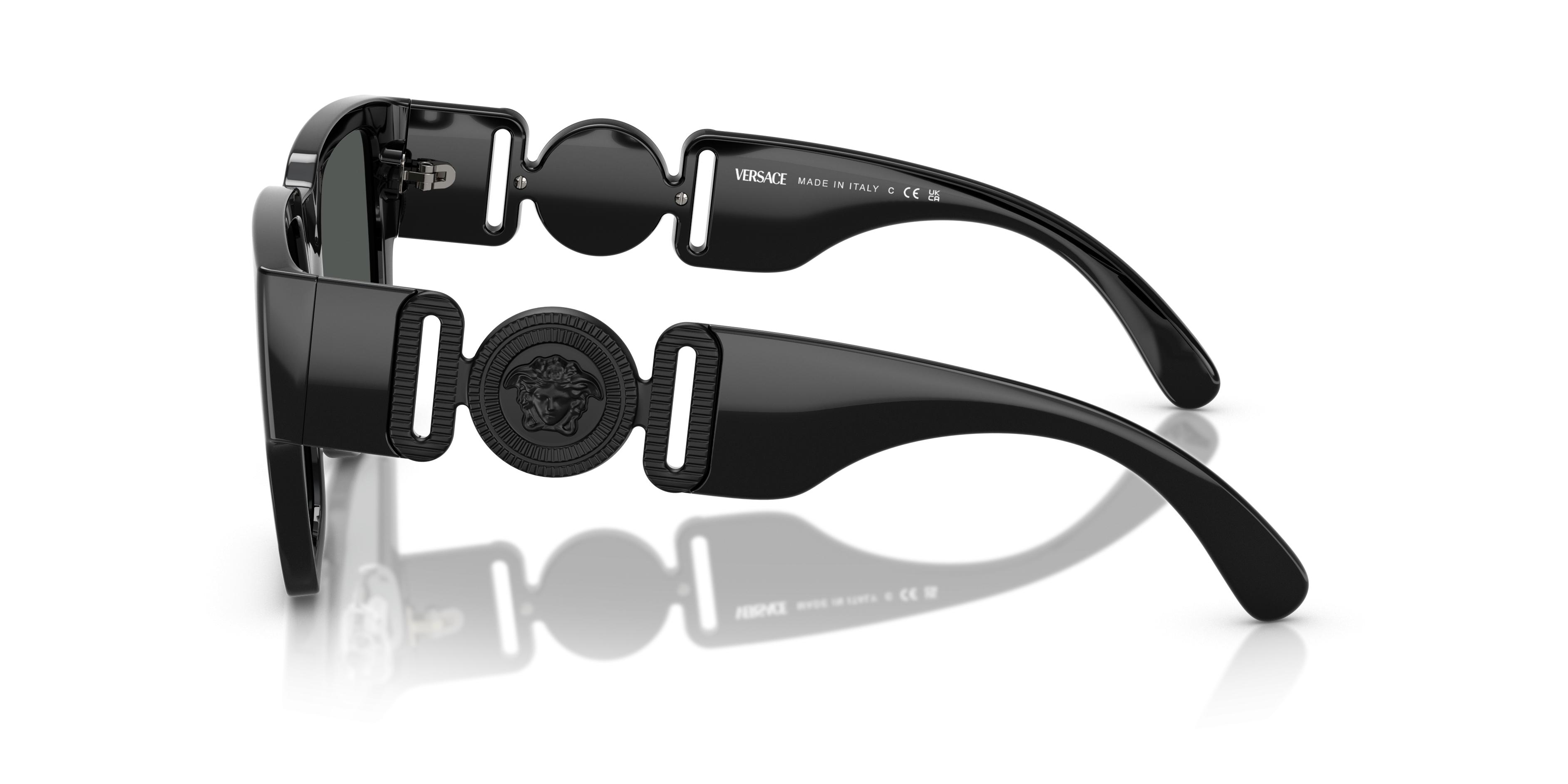 Versace Sunglasses ? Amazon.com: Versace VE 2251 100287 Gold & Black Metal Square  main image 3