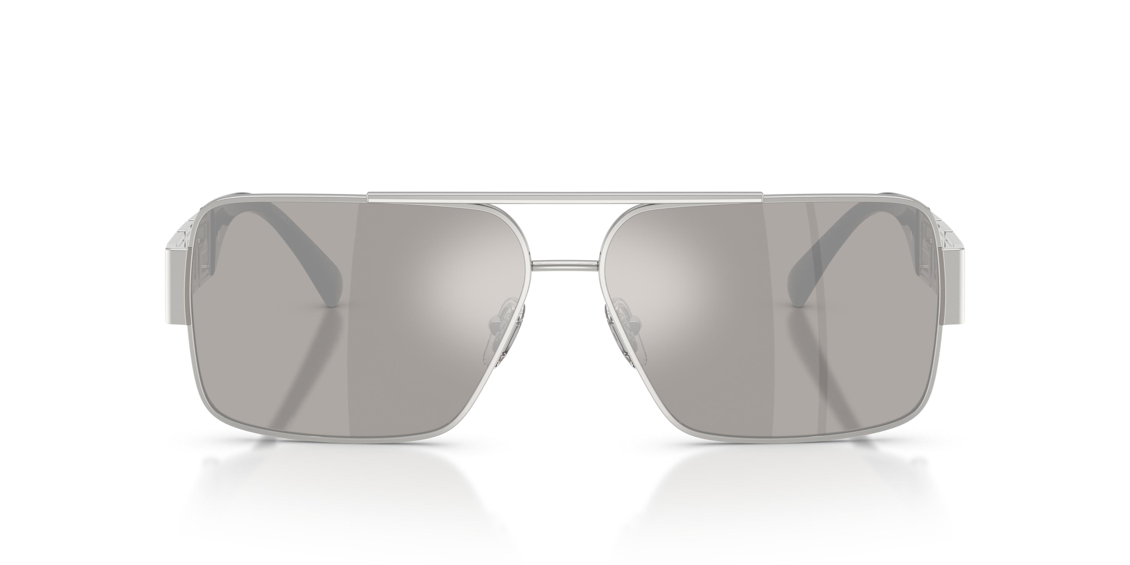 NEW VERSACE SUNGLASSES, VE2290 1001/80 SILVER MEN EYEWEAR VE2290 100180 Versace Silver Blue Sunglasses for Women for sale | eBay main image 2
