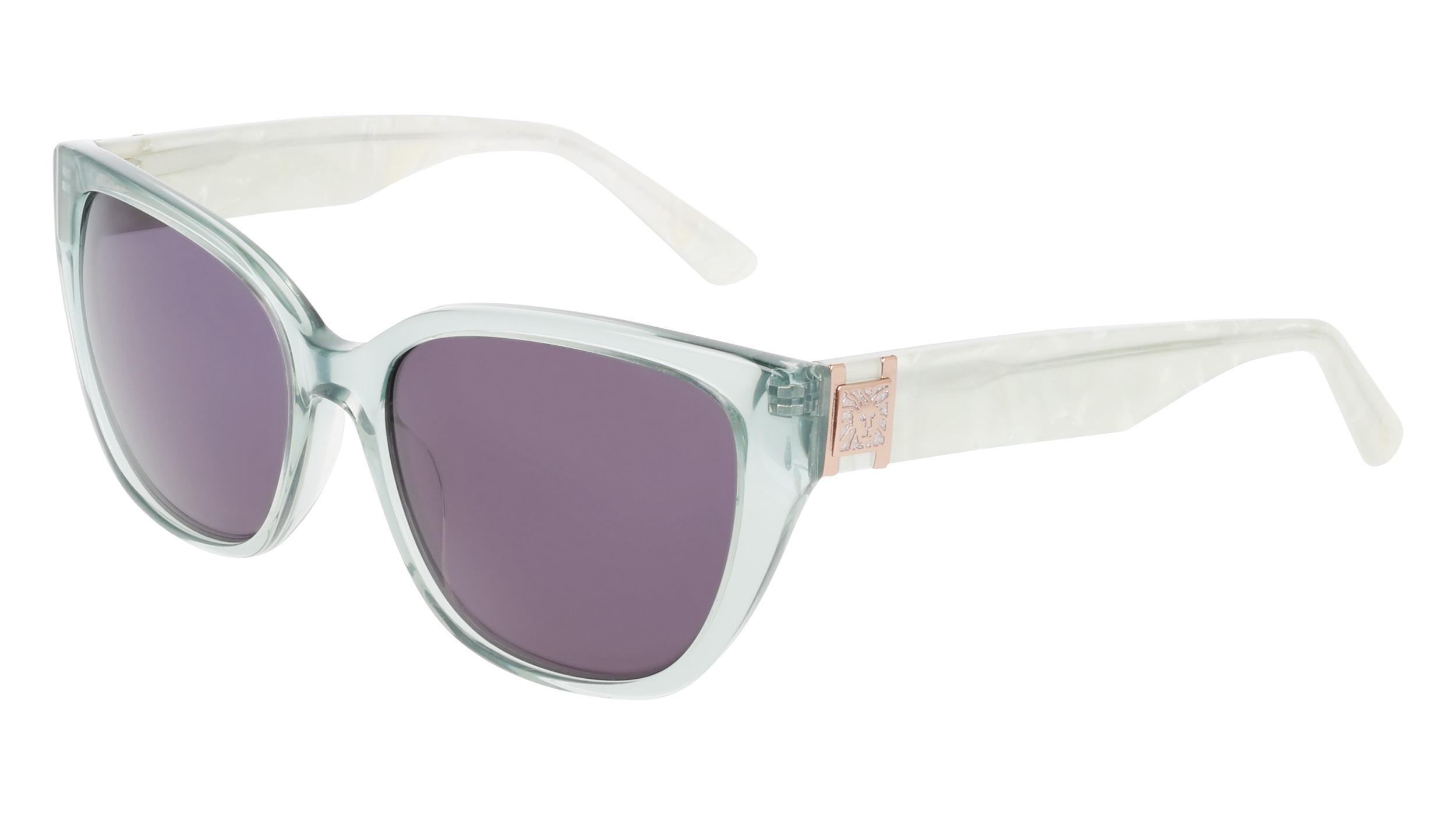 Anne Klein II 8001 K1003-S 52-20-135mm Sunglasses - LENSES VERY GOOD/FRAMES GOOD Narrow Rounded Rectangle Sunglasses|Anne Klein main image 2