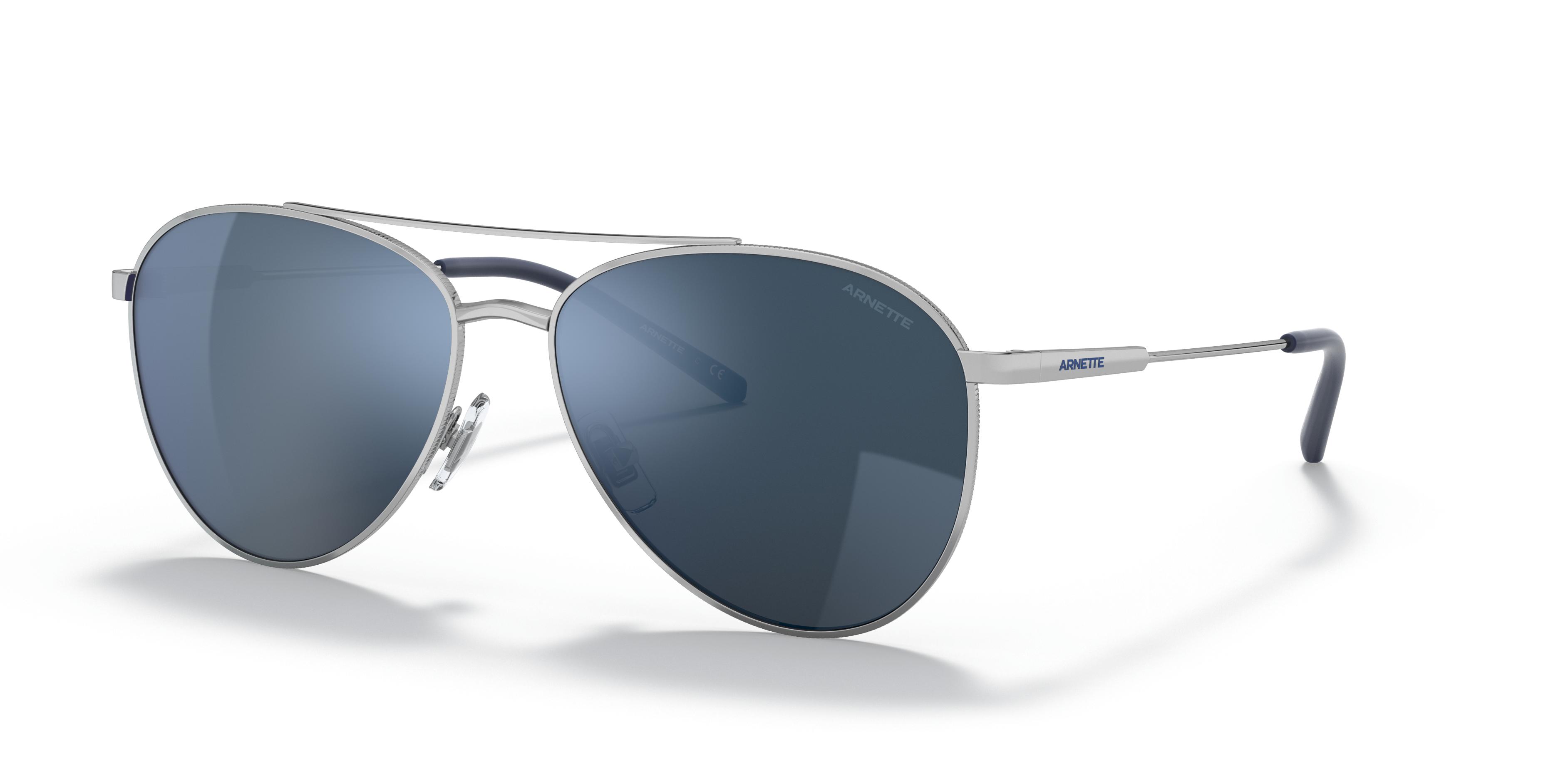 Arnette Stallion Blue/Silver Frame Women’s Sunglasses with Case Arnette Sunglasses Stallion 3026-532/73 135mm Arms Rare  main image 2