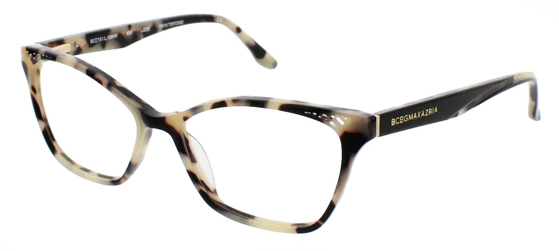 BCBG Maxazria Micah Womens Plastic Eyeglass Frame Tortoise Vintage 50-19 FLEUR Eyeglasses - BCBG Max Azria Authorized Retailer  main image 2