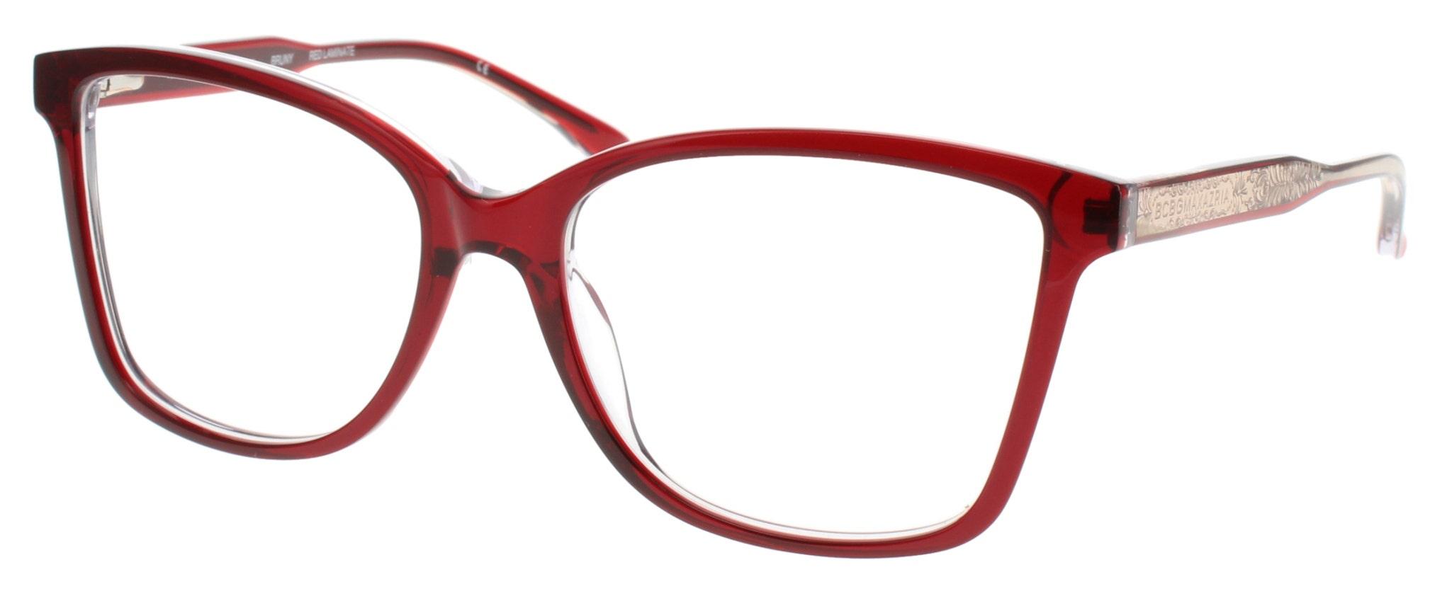BCBGMaxAzria Eyeglasses Bruna Red Multi 50 [] 17 135  Flex Hinges BCBG XENIA main image 4