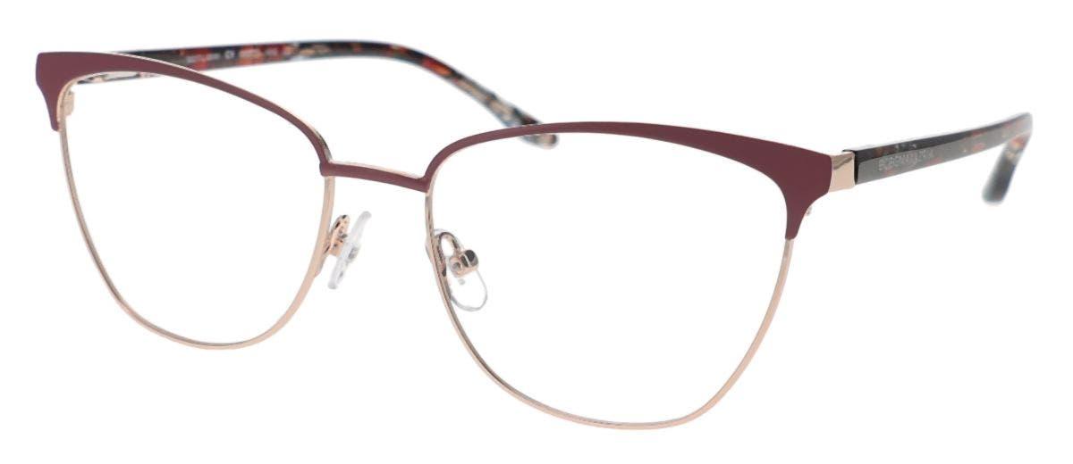 BCBGMaxAzria Eyeglasses Bruna Red Multi 50 [] 17 135  Flex Hinges BCBG XENIA main image 3