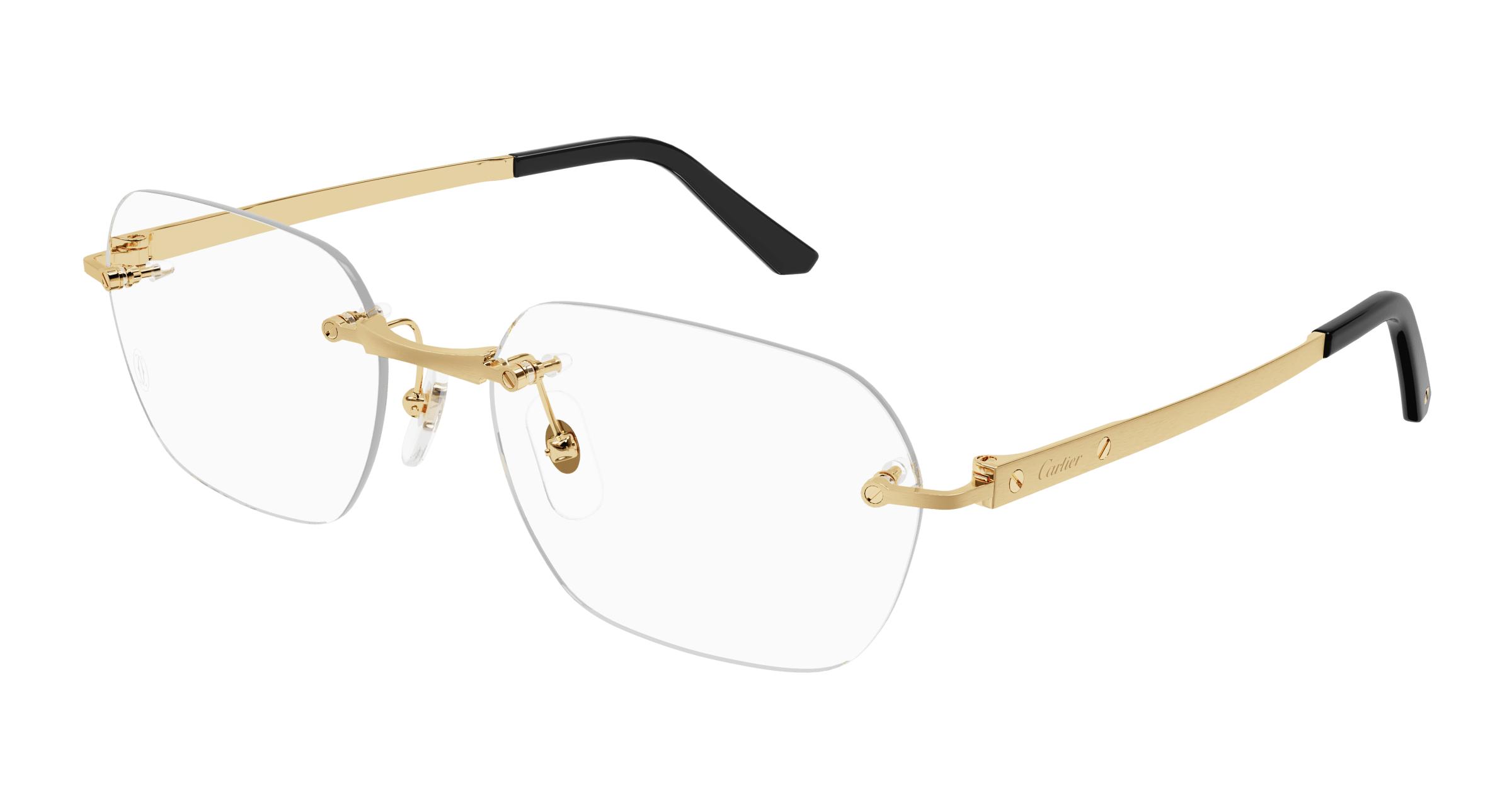 CT0407O Eyeglasses - Cartier Authorized Retailer | coolframes.com