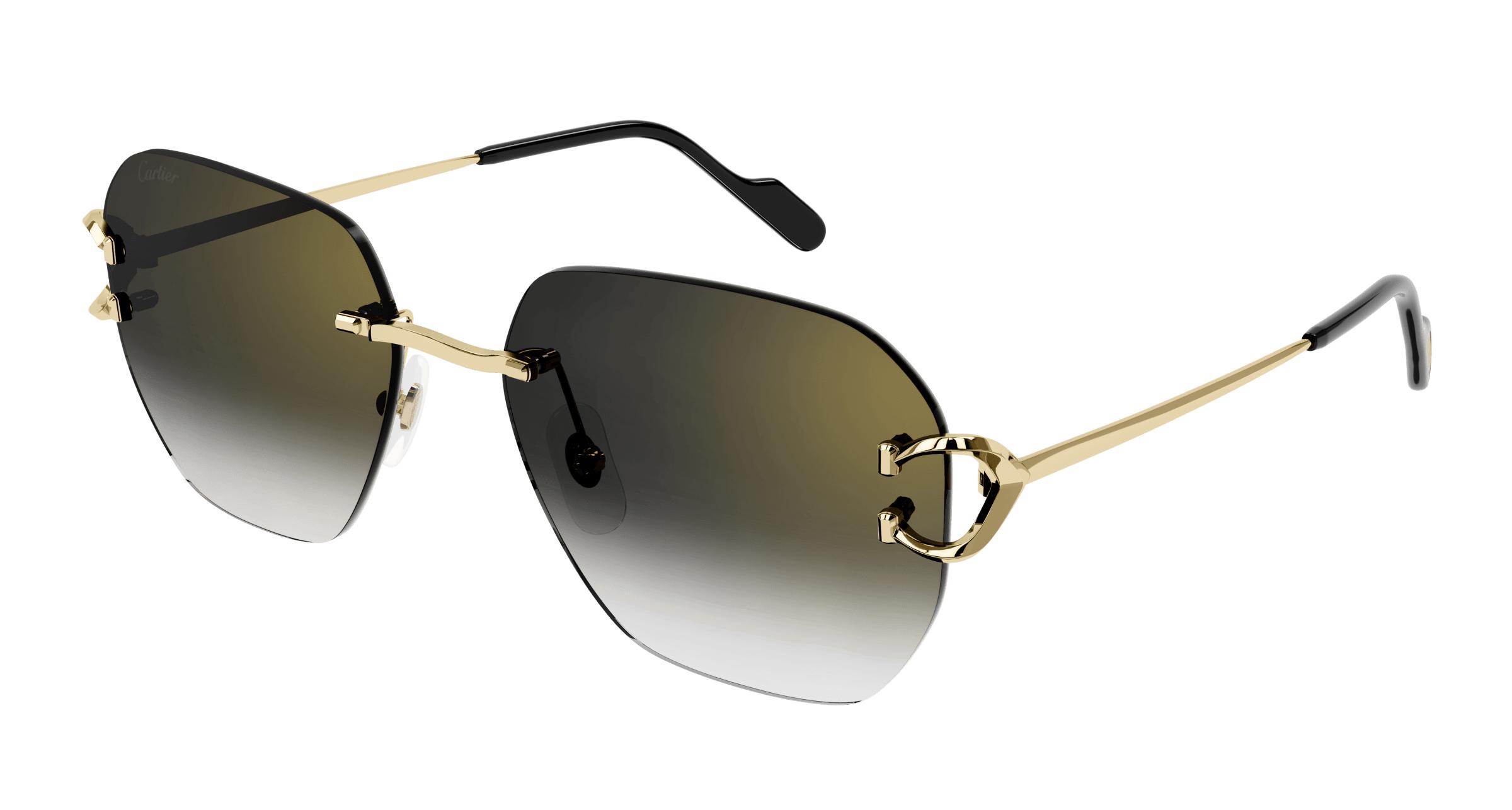 CT0394S Sunglasses - Cartier Authorized Retailer | coolframes.com
