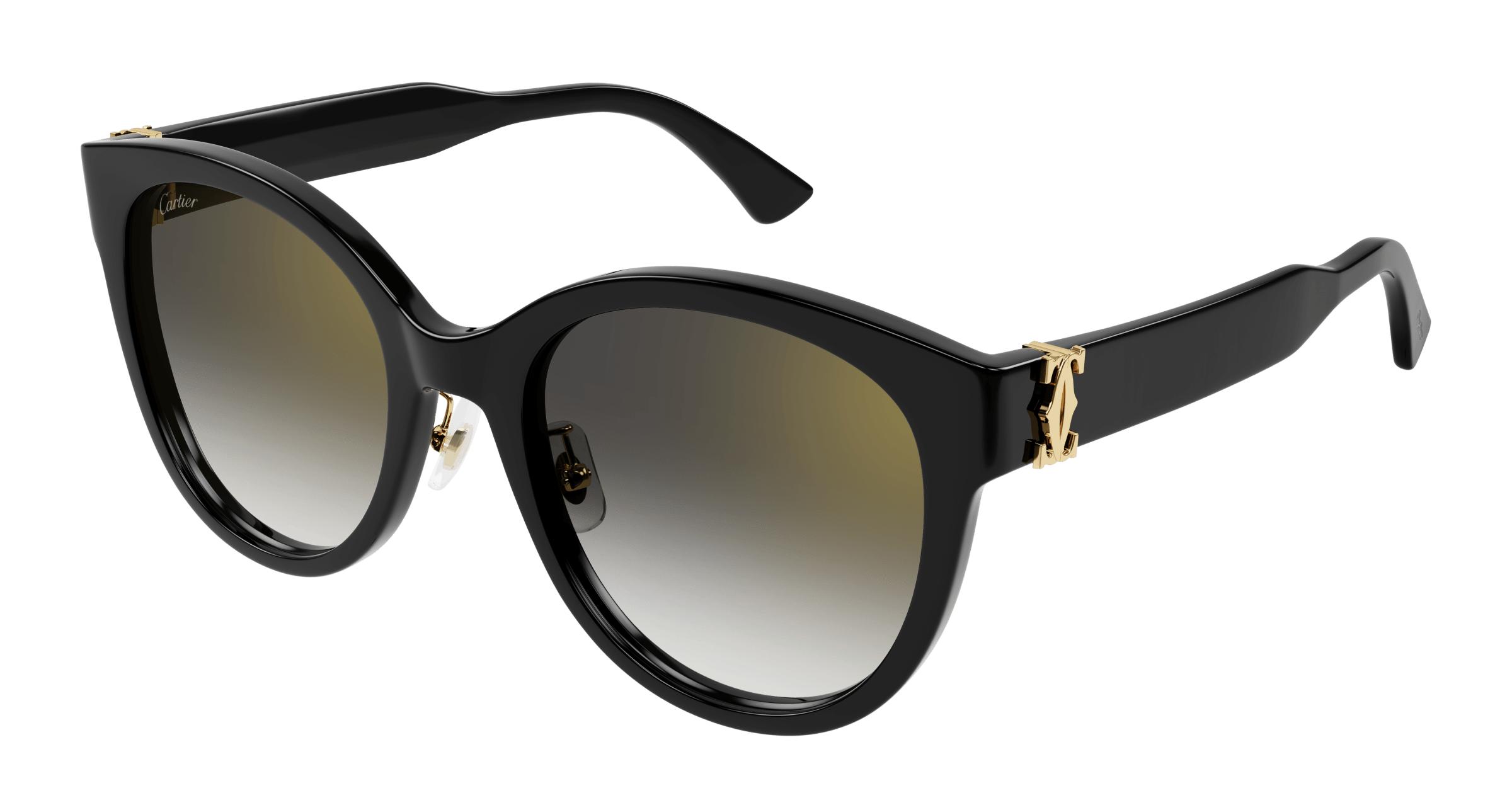 Cartier CT0438SA G金具セルフレームサングラス CT0438SA Sunglasses - Cartier Authorized Retailer | coolframes.com