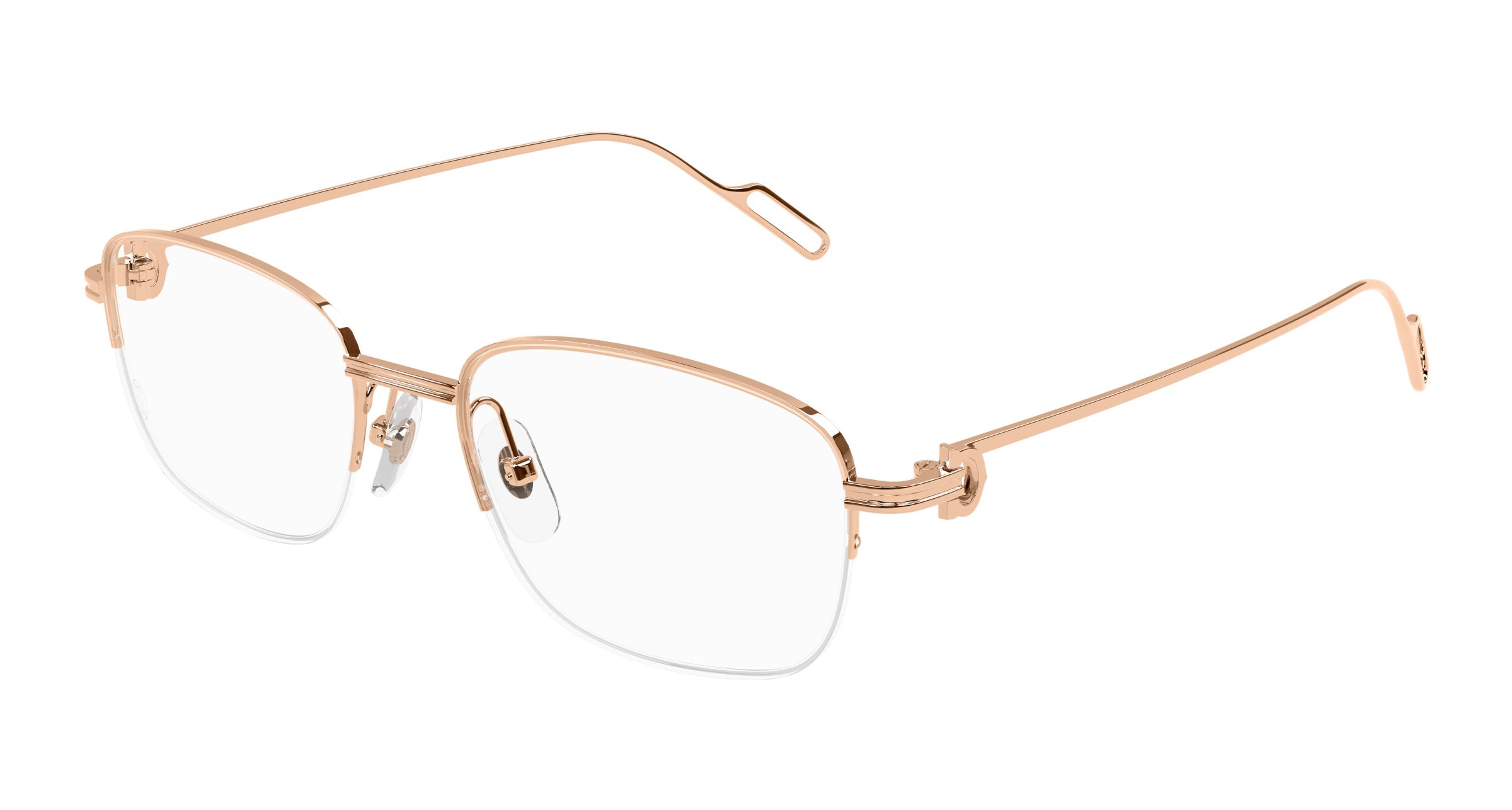 CT0529OA Eyeglasses - Cartier Authorized Retailer | coolframes.com