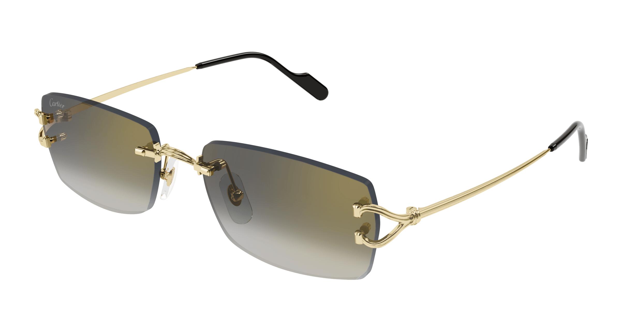 Cartier sunglasses sizes 140 Cartier | CT0092O - Moustique Diamond Cut | Visionist main image 3