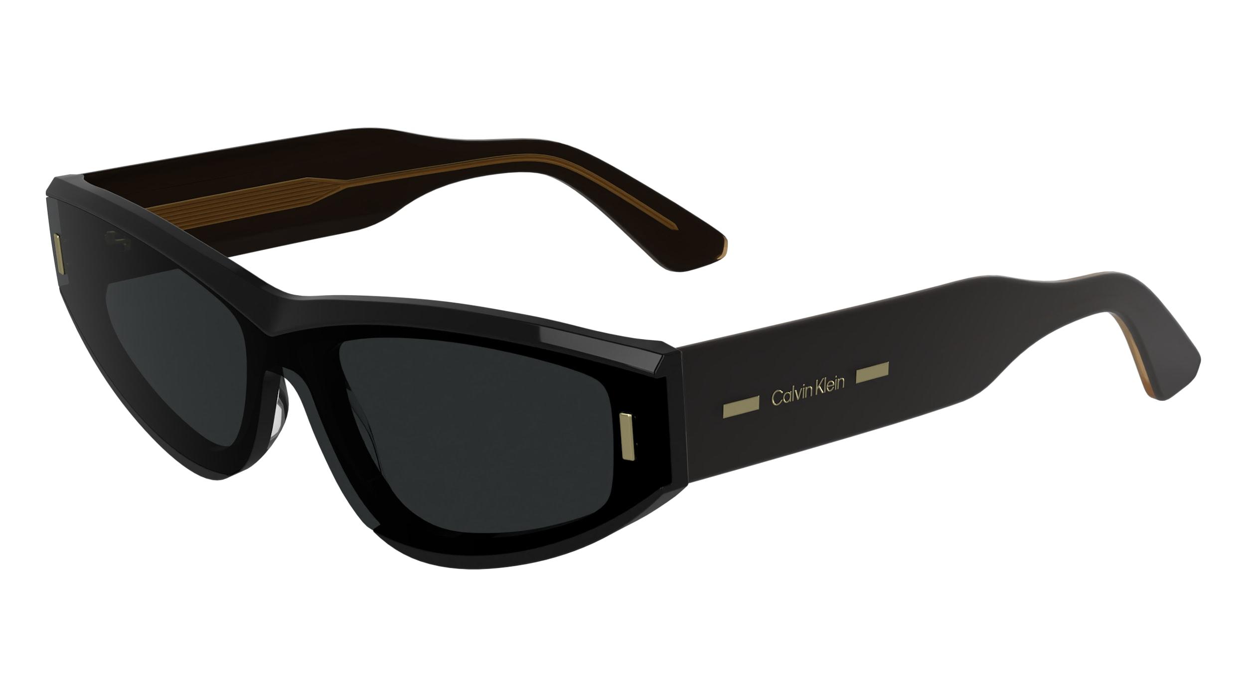 Calvin Klein Sunglasses Calvin Klein CK19532S 001 Turbo Aviator Sunglasses Matte  main image 4