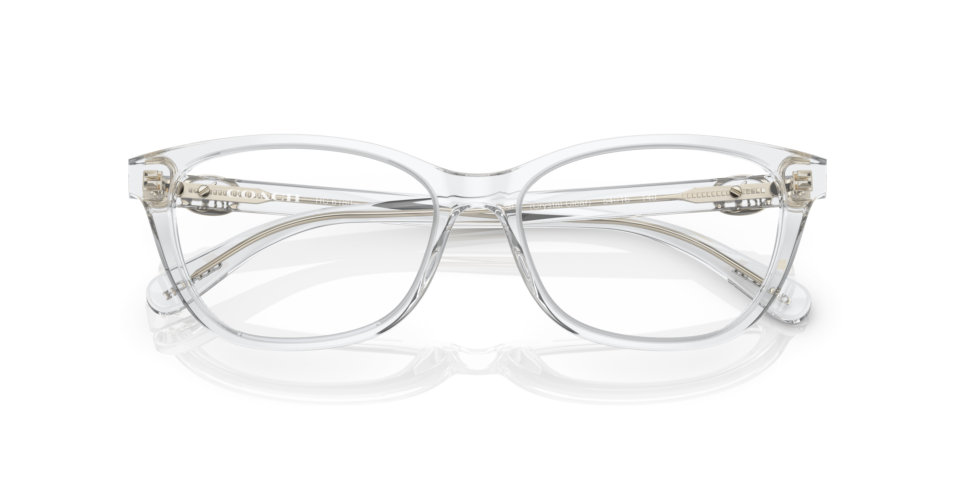 Coach EYEGLASSES HC6180F-5652-54 New with case HC6180 Eyeglasses - Coach Authorized Retailer | coolframes  main image 2