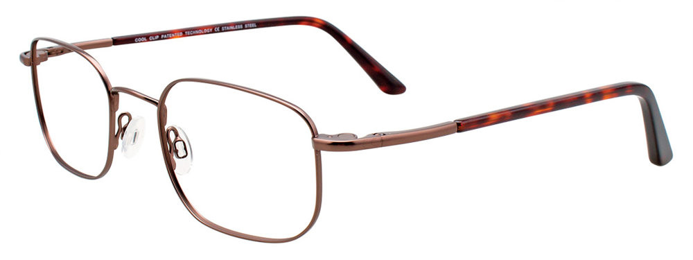 メガネピアスブラウン CC836 Eyeglasses - Cool Clip by Aspex Authorized Retailer