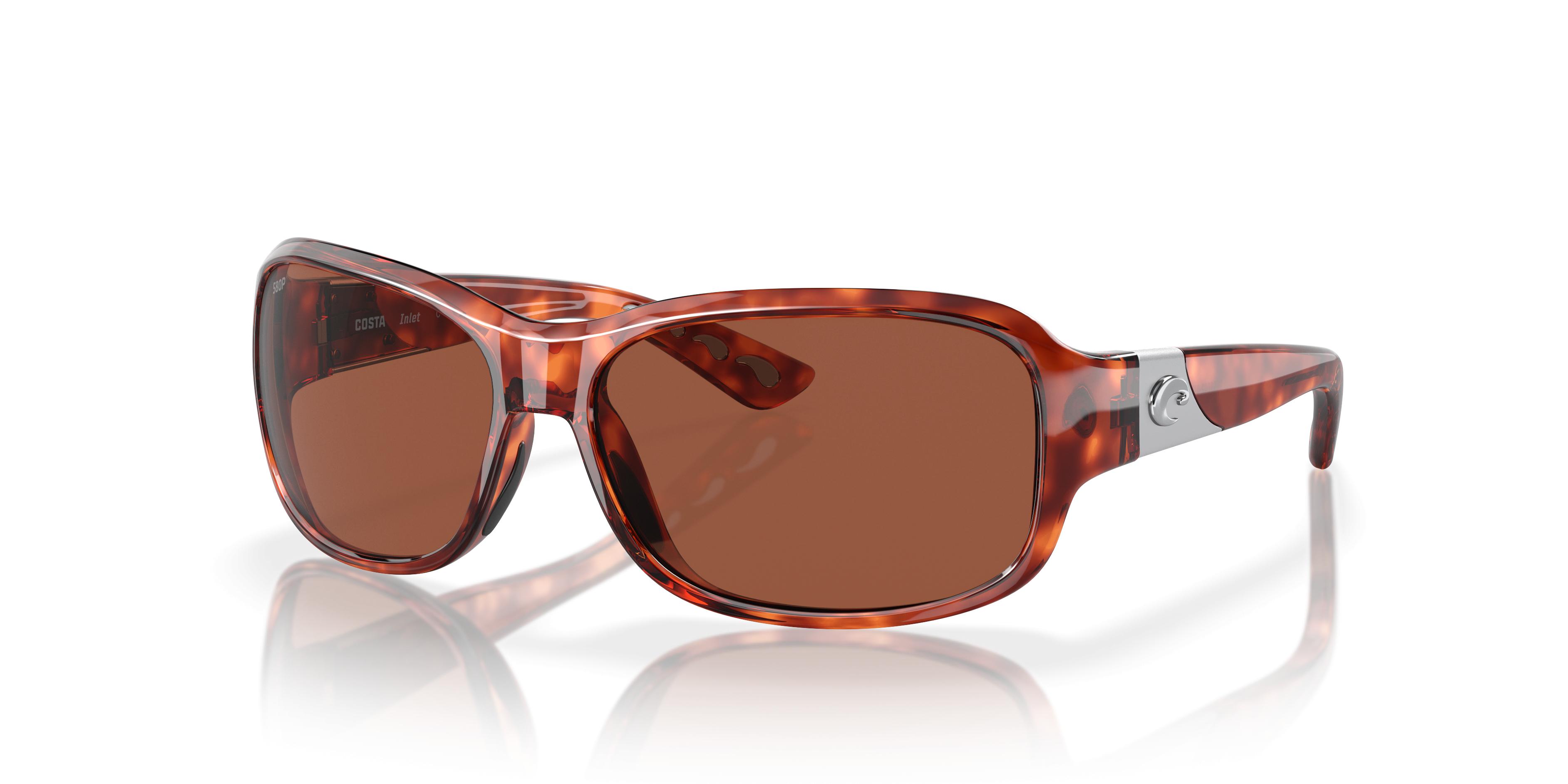 Costa del mar Inlet sunglasses 580P like Brand New NEW Costa Del Mar INLET Tortoise POLARIZED Copper 580P Lens  main image 3