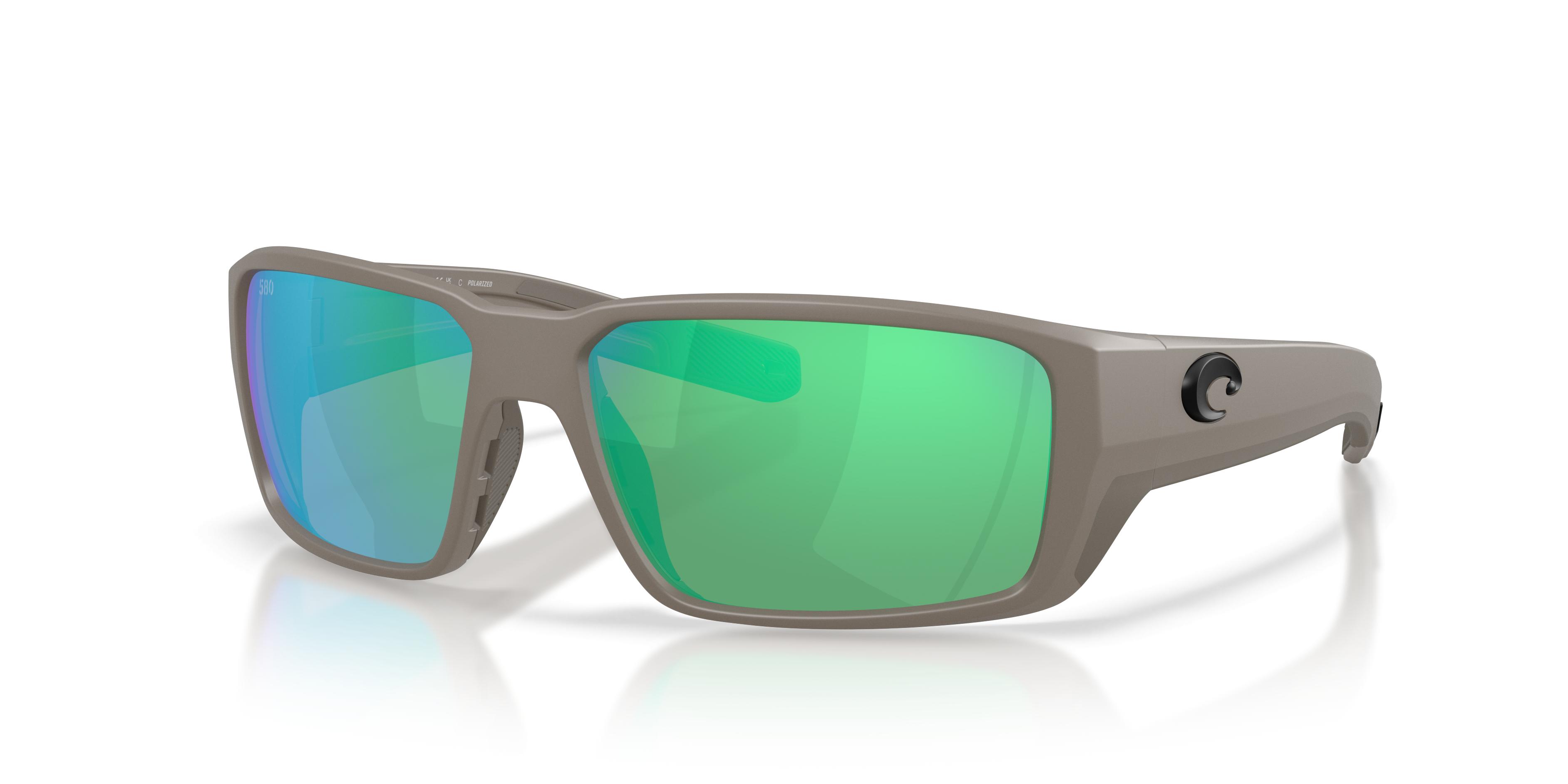 Costa Del Mar - Fantail 60mm Polarized Sunglasses in Tortoise/Green Mirror