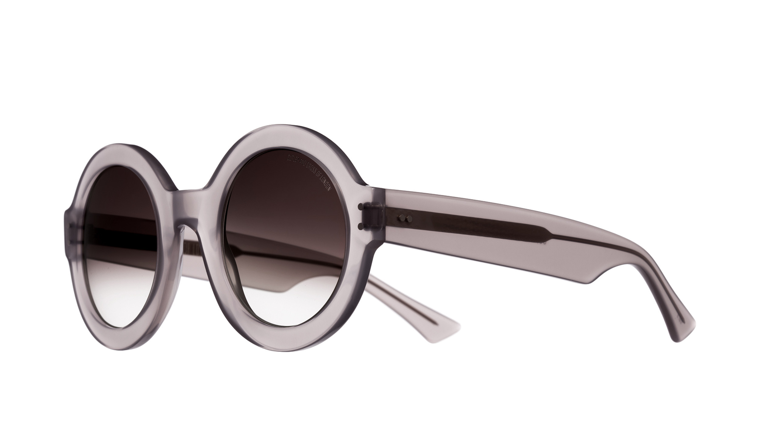 NEW CUTLER AND GROSS CGSN1377 004 ROUND WOMEN SUNGLASSES CGSN1377 Sunglasses - Cutler and Gross Authorized Retailer  main image 3