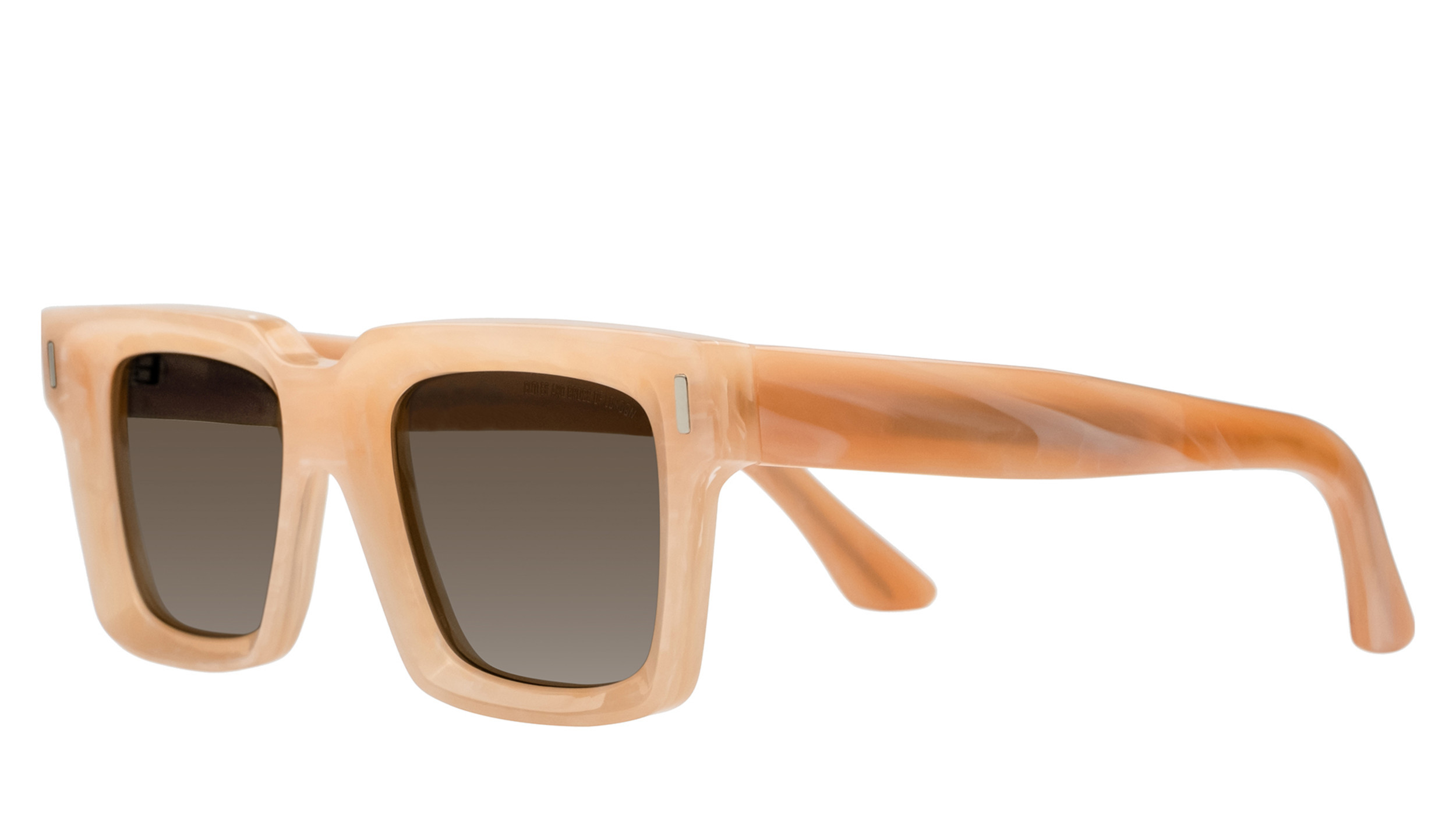 Cutler and Gross Peach Marble Sunglasses 1386 Square Sunglasses | Cutler and Gross main image 4
