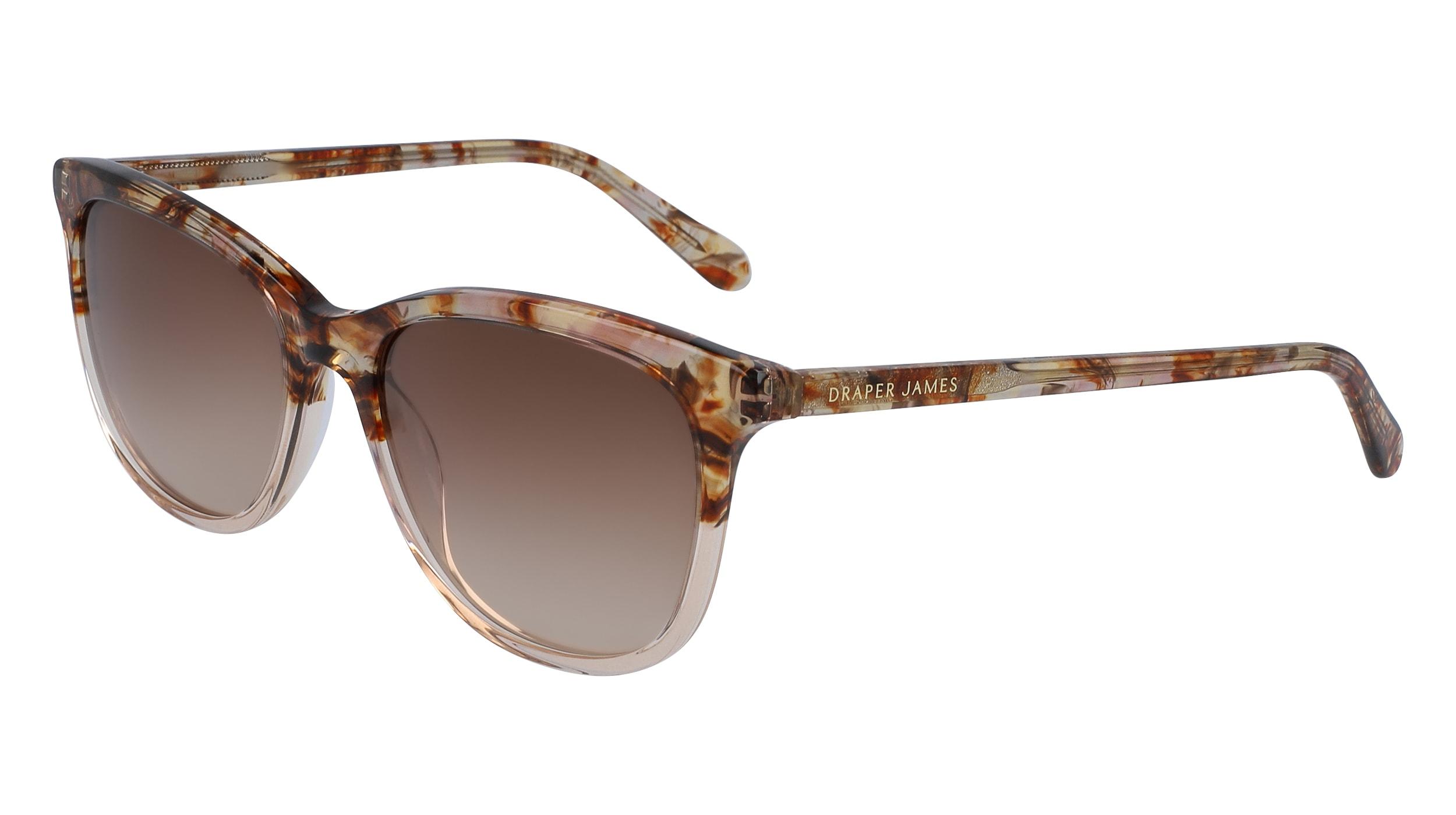 Draper James DJ7034 Brown Gradient Sunglasses Excellent pre-owned with Case Draper James DJ7034 Square Sunglasses | EyeOns.com main image 4