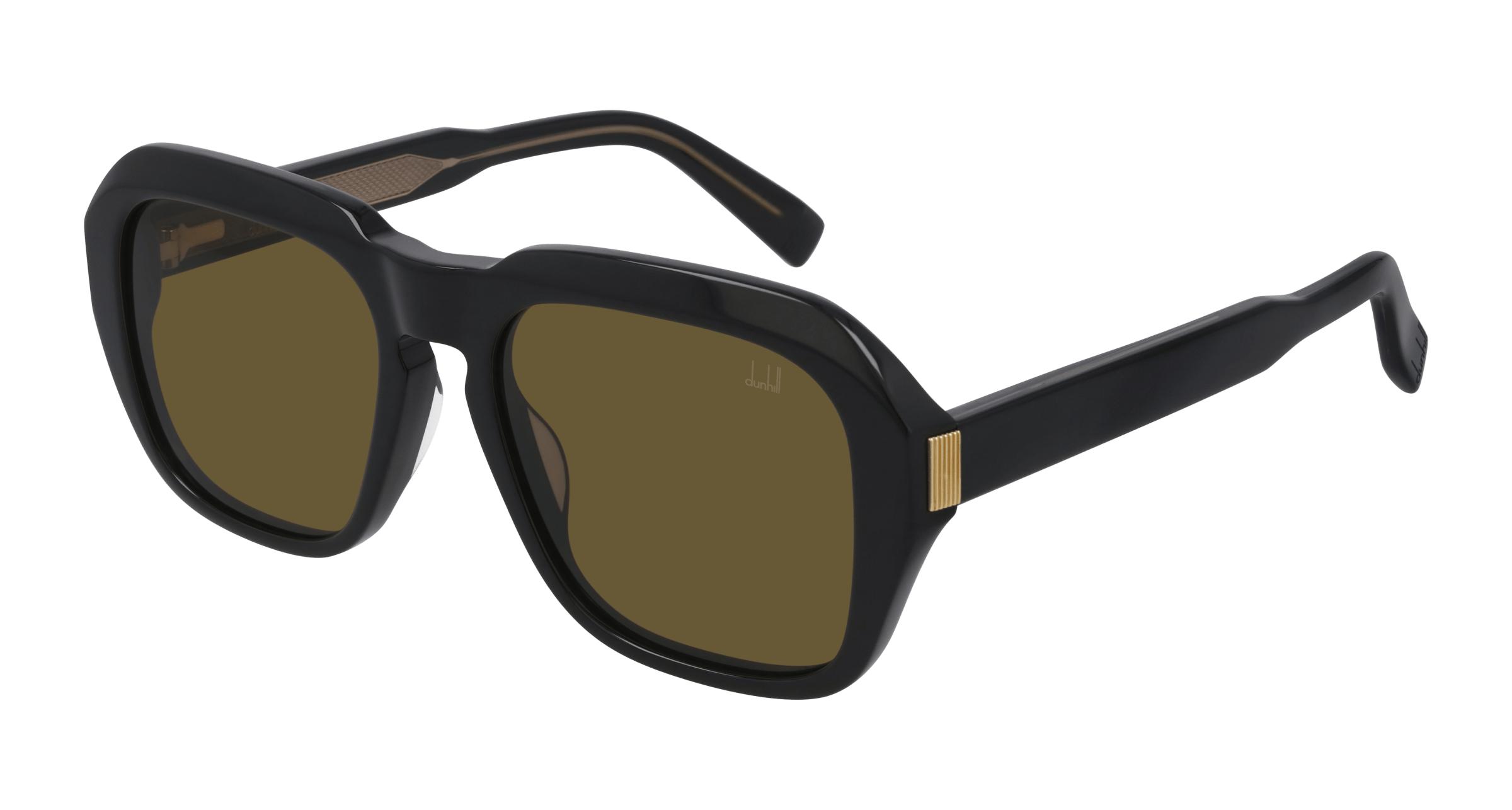 Dunhill Rectangular Tortoiseshell Sunglasses With Metallic Accents - NWT Alfred Dunhill 6186 - Vintage luxury sunglasses made in Austria main image 3