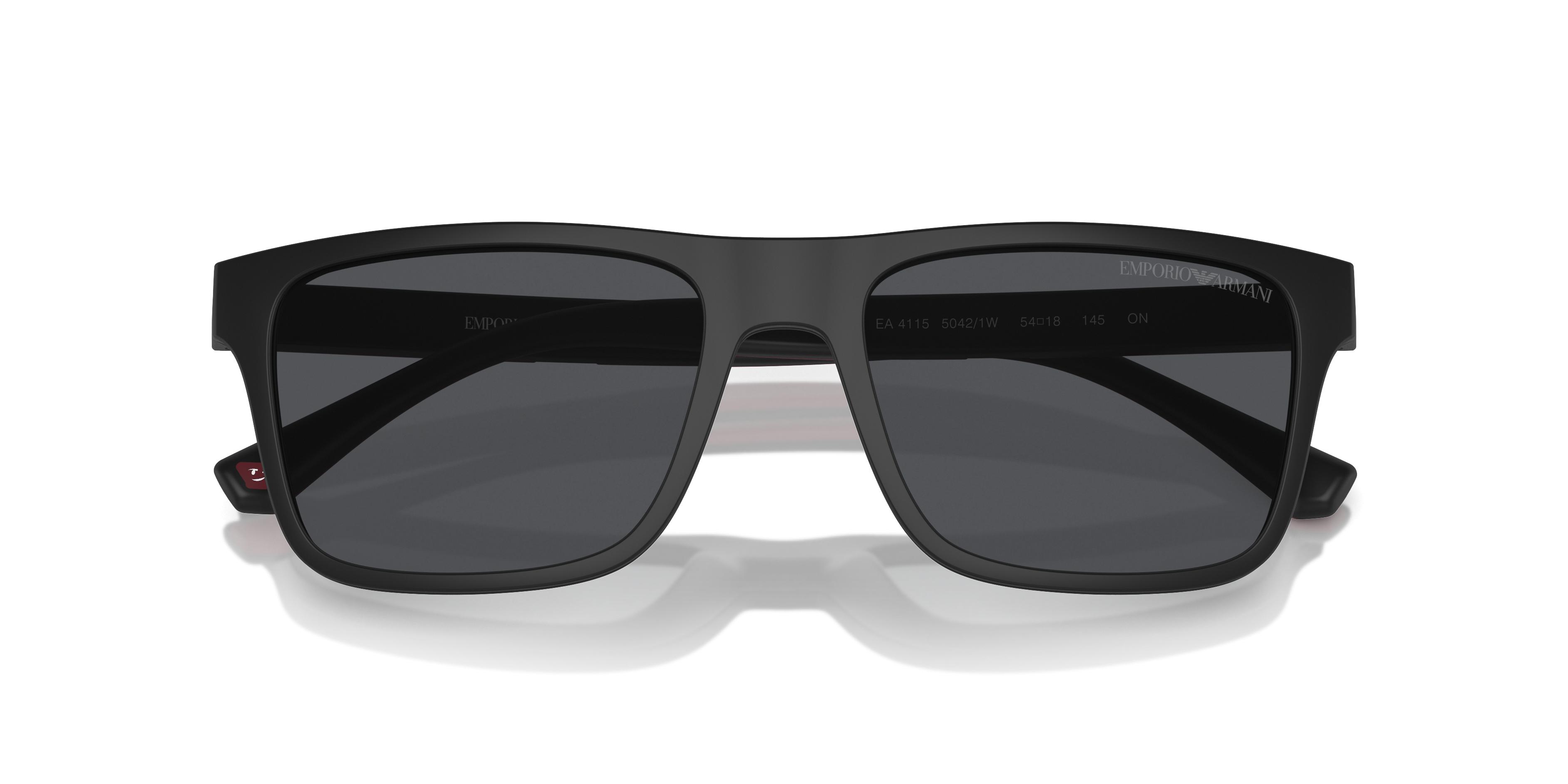 Emporio Armani EA 4115 Plastic Rectangle Sunglasses EA4115 Sunglasses - Emporio Armani Authorized Retailer  main image 2