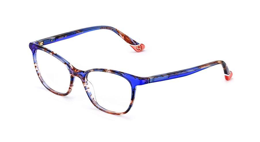 Etnia Coco GR Eyeglasses Eye Glasses Frames Spain 51-16-140 Etnia Barcelona Eyeglasses Frames COCO GR Green Blue Brown  main image 4