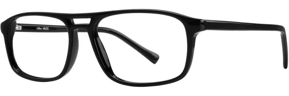 Gallery Miles Eyeglasses Black 52mm Amazon.com: GALLERY Eyeglasses MILES Black : Clothing, Shoes  main image 2