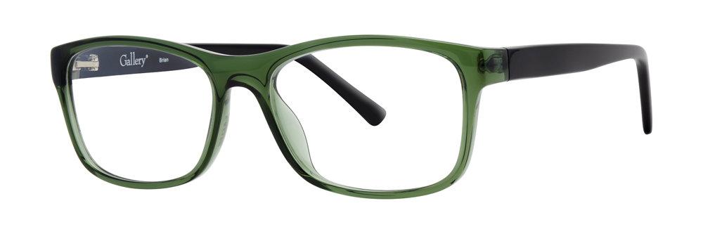 Gallery Brian Eyeglasses Glacier 54mm Gallery | Accessories | Gallery Brian Eyeglasses Green  main image 3