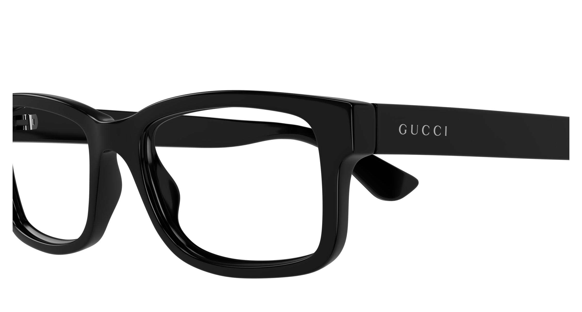 ?️ New Gucci GG1917S 002 Sunglasses - Shiny Black Frame, Clear Lenses Gucci GG1717O 001 Glasses - US main image 2