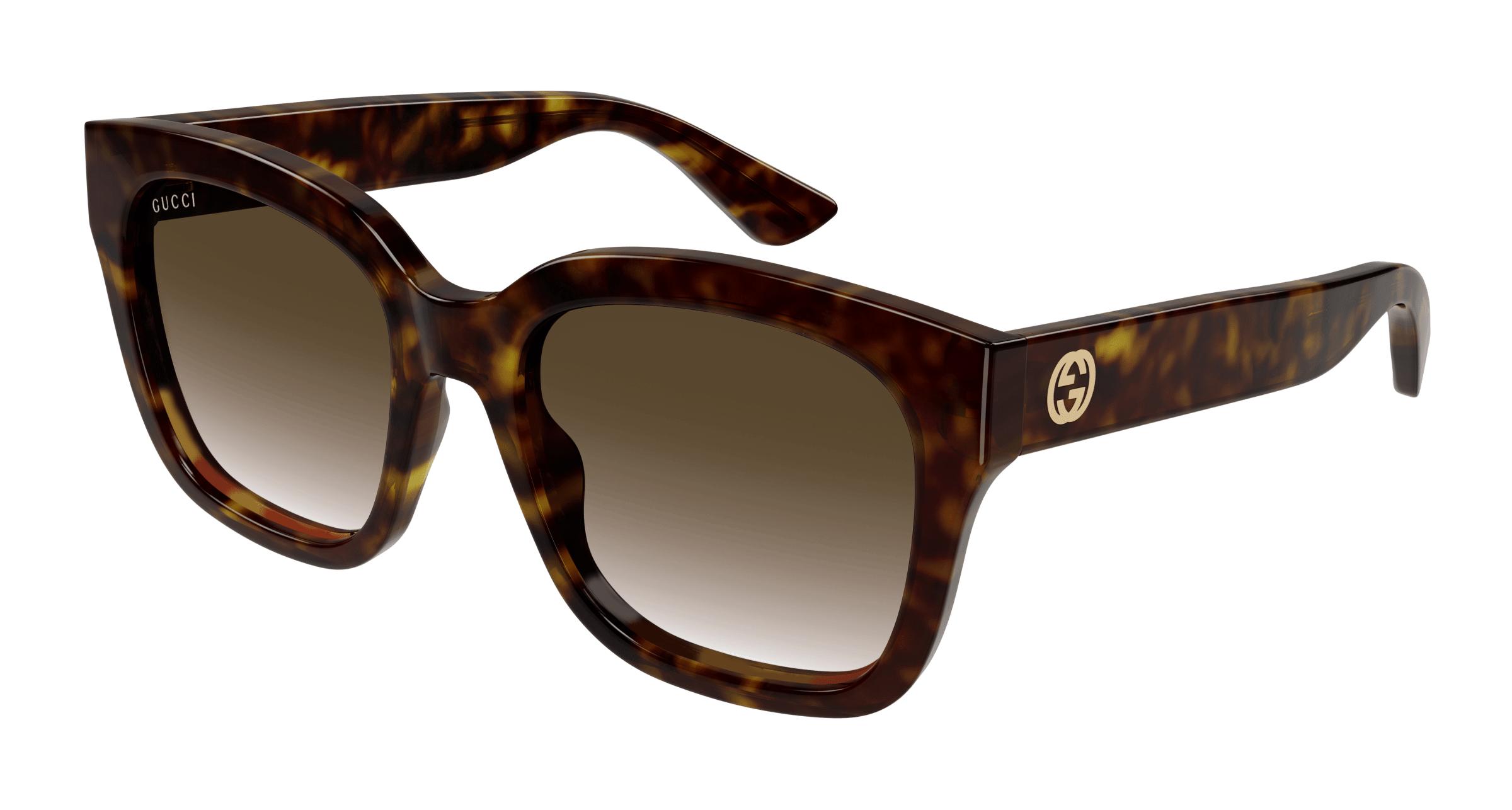 Gucci GG1338S 001 Sunglasses Black Square Frame, Smoke Lenses NEW GUCCI GG1338S 001 Black Smoke Authentic Women Sunglasses  main image 3
