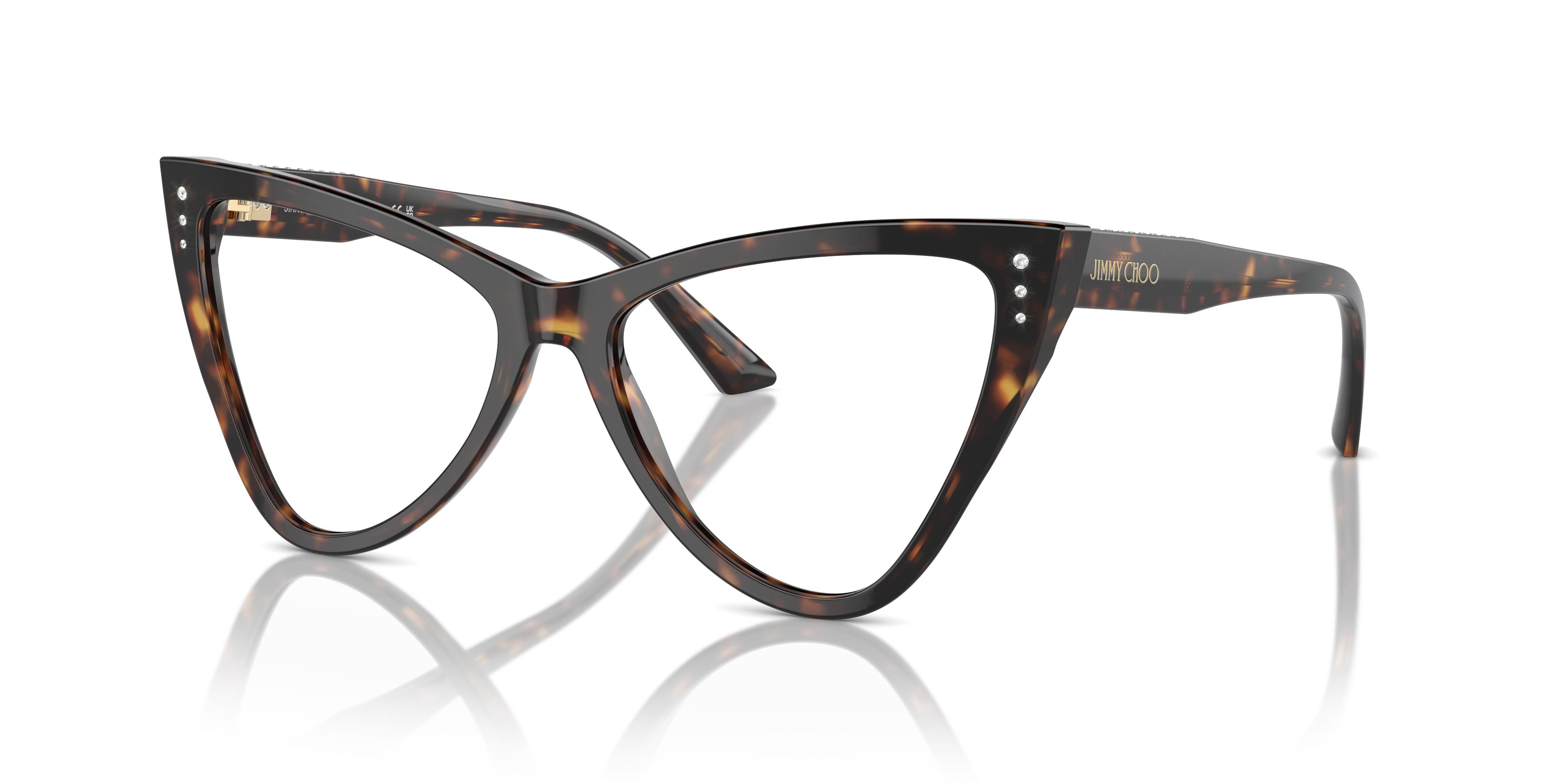 Jimmy Choo Tortoise Shell Glasses with White Case Jimmy Choo JC3038D tortoise frame main image 3
