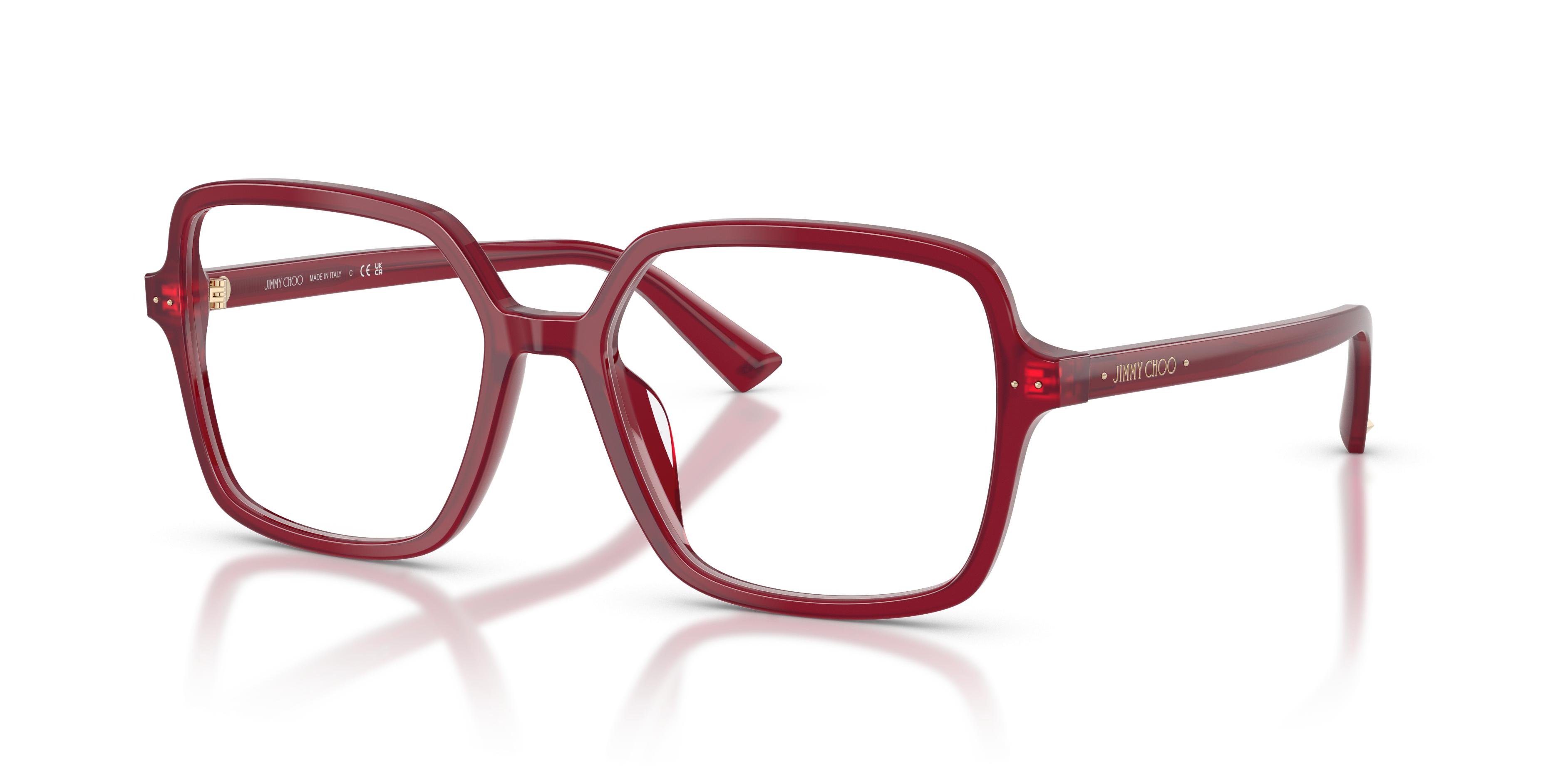 Final Price! Jimmy Choo JC241 0B3V 00 Violet Eyeglasses 52mm Eyeglasses Jimmy Choo 225 0PJP Blue / 00 Demo Lens at Amazon  main image 3