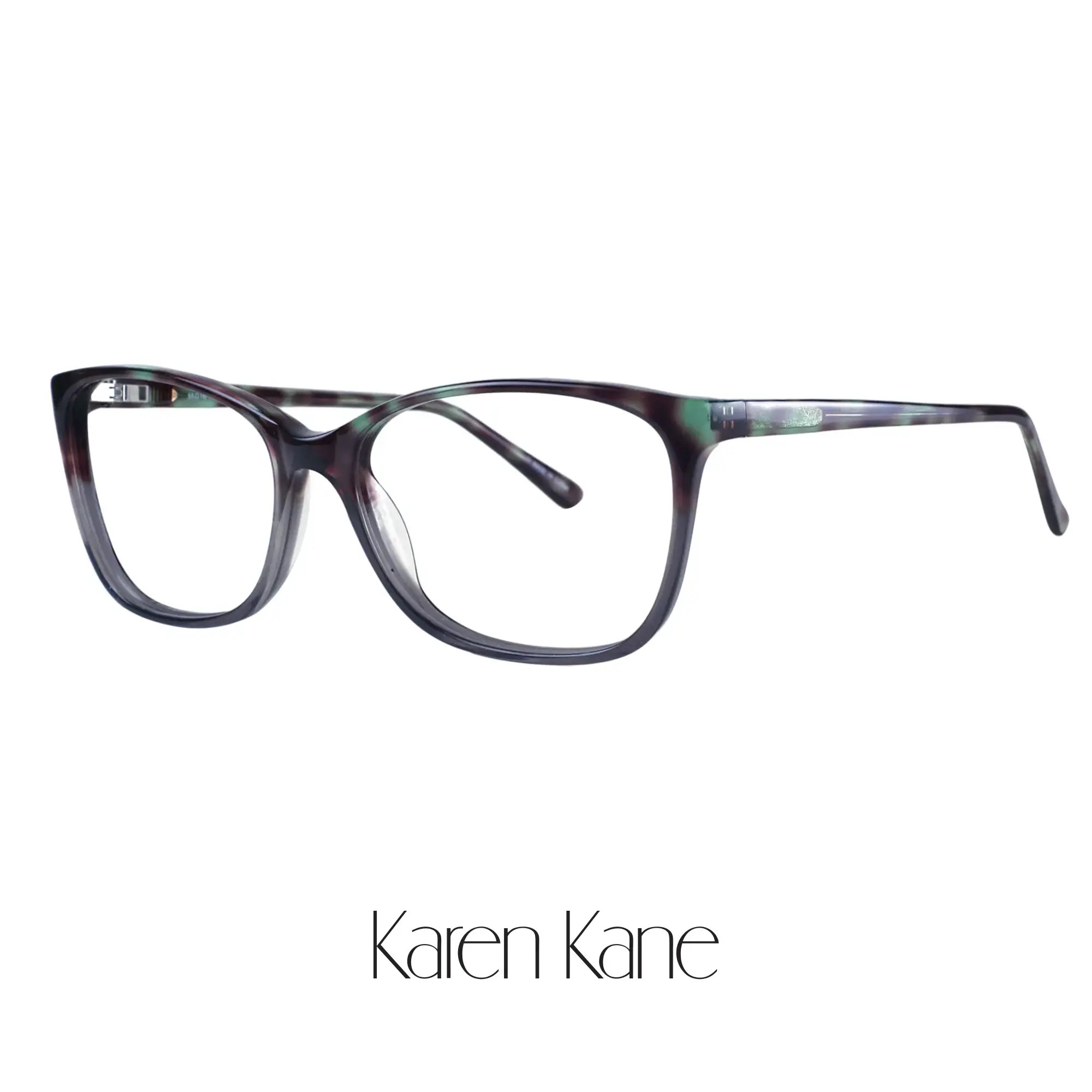Vintage | Karen Kane w/Case 56¤16-135 Grey/Green Lens Sunglasses Clarke Polarized Sunglasses - Green Tortoise / Ultra Grey 12  main image 2