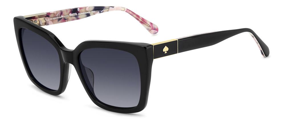 KATE SPADE ESMAE-G-S-07J2-WJ Sunglasses Sun Glasses 07J2 BLACK/PURFLWPAT Authent Matera Sunglasses | Kate Spade Outlet main image 4